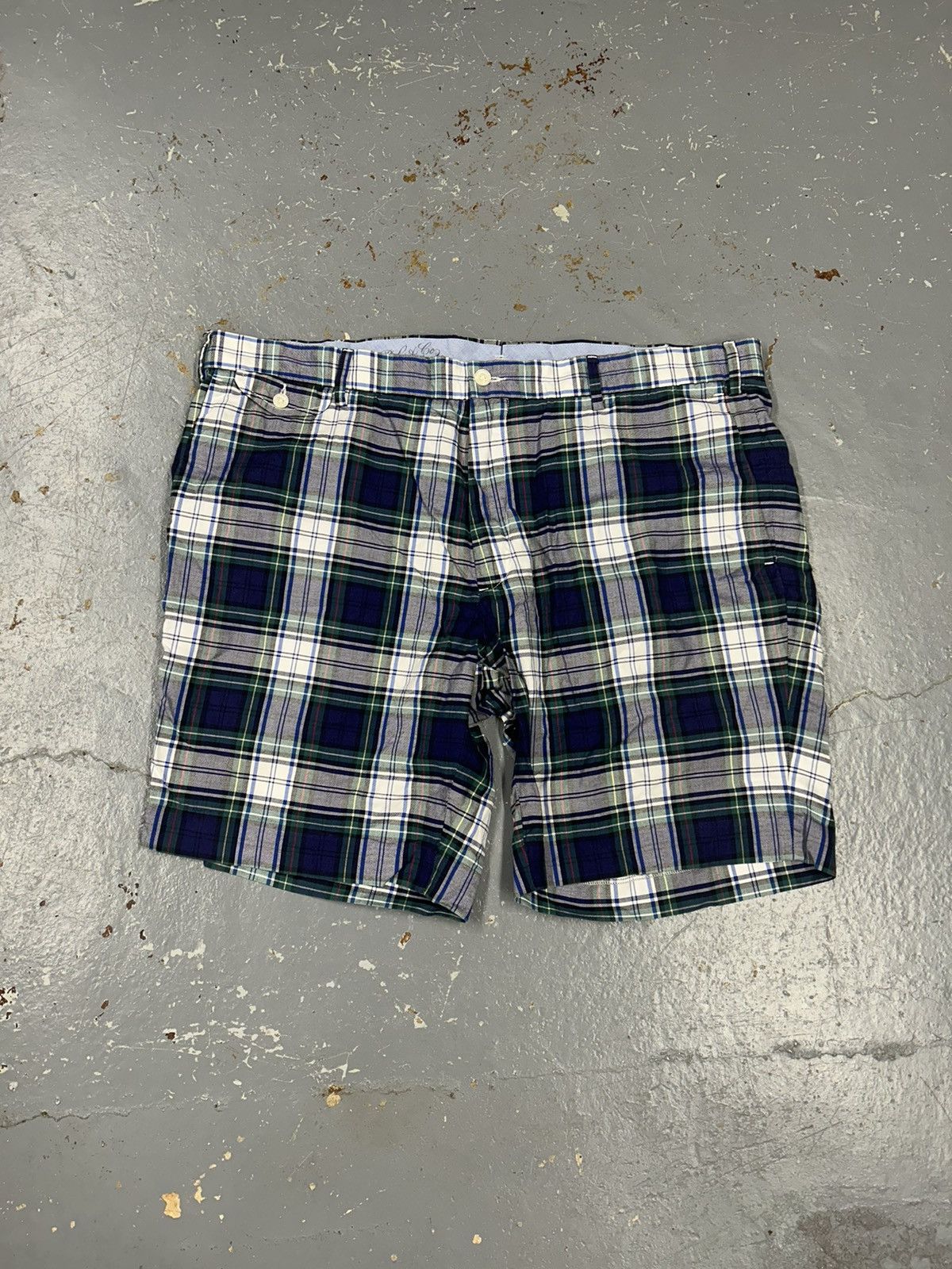 Polo Ralph Lauren × Vintage Crazy Vintage y2k Checkered Polo Ralph Lauren Casual Shorts Size US 40 / EU 56 - 1 Thumbnail