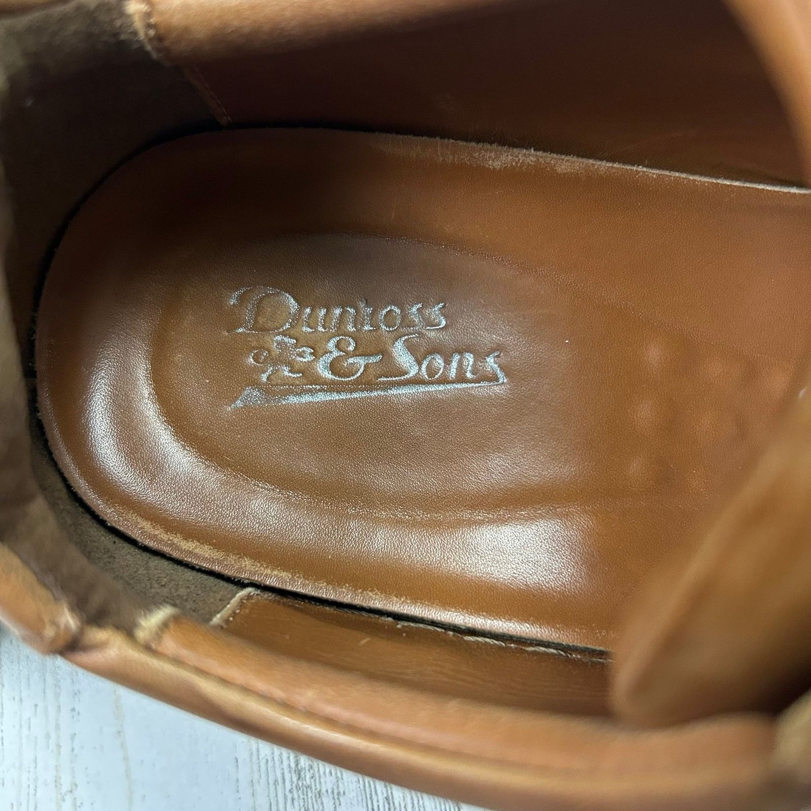 Other Dunross & Sons Brown Leather Sneakers 141242 Harvey Shoes Size US 8 / EU 41 - 7 Thumbnail