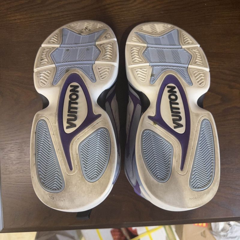 Louis Vuitton Louis Vuitton Trainer 2 Basketball Shoes in Blue - Size US 9.5 / EU 42-43 - 4 Thumbnail