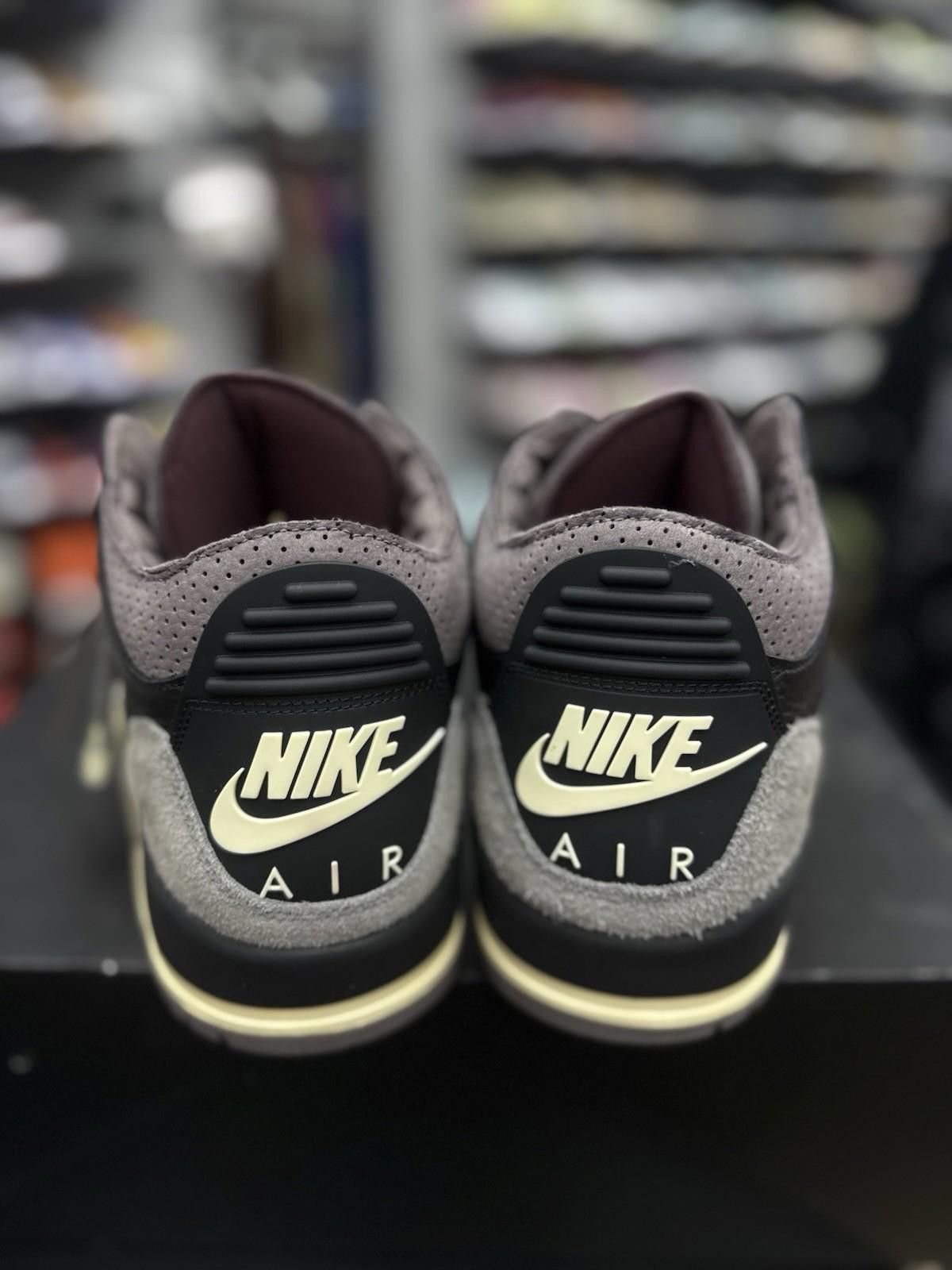 Jordan Brand Air Jordan 3 x A Ma Maniere Black Sneakers, Size 14.5 / 13M Size US 13 / EU 46 - 6 Thumbnail