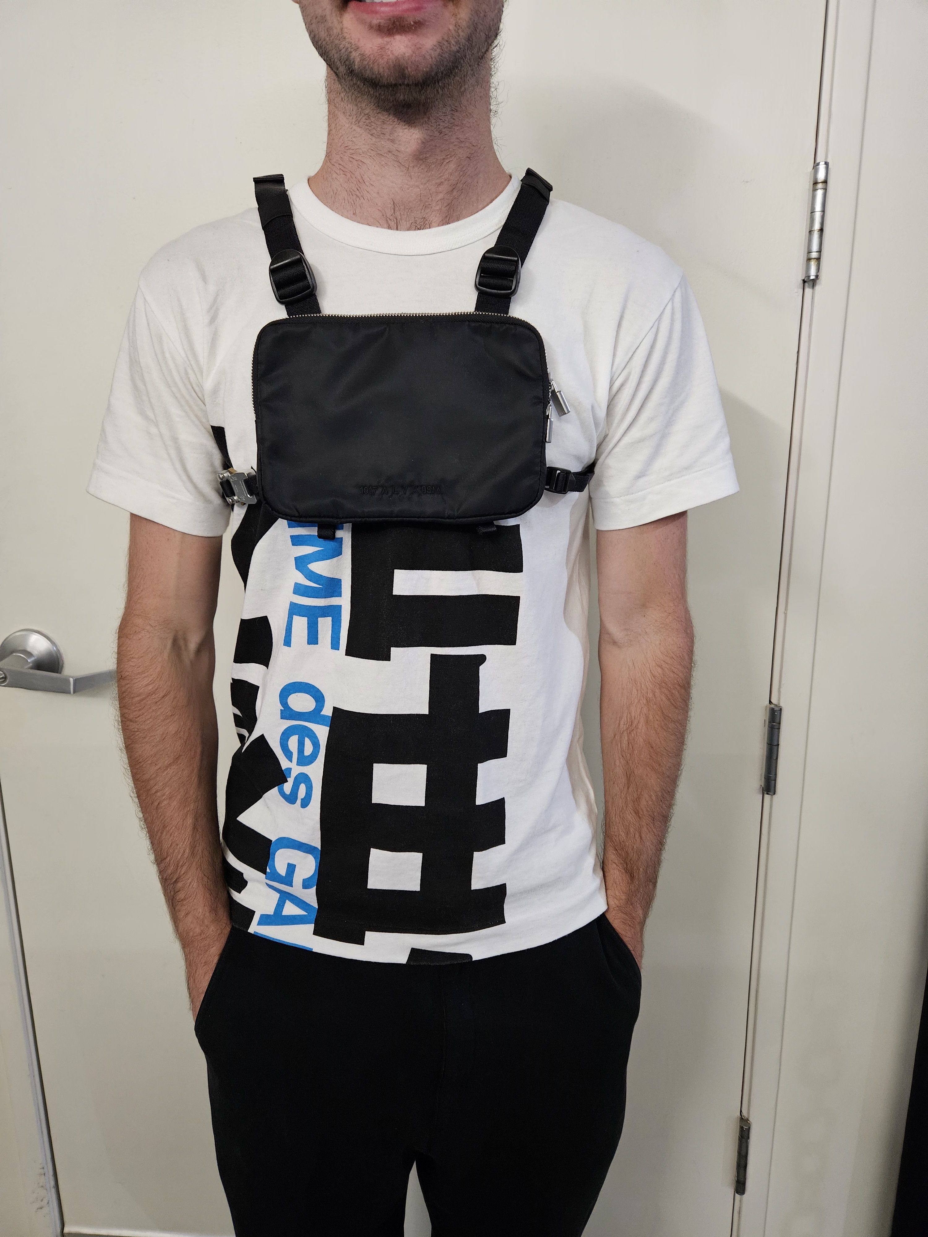 image of 1017 Alyx 9Sm x Alyx Tactical Chest Rig in Black, Men's