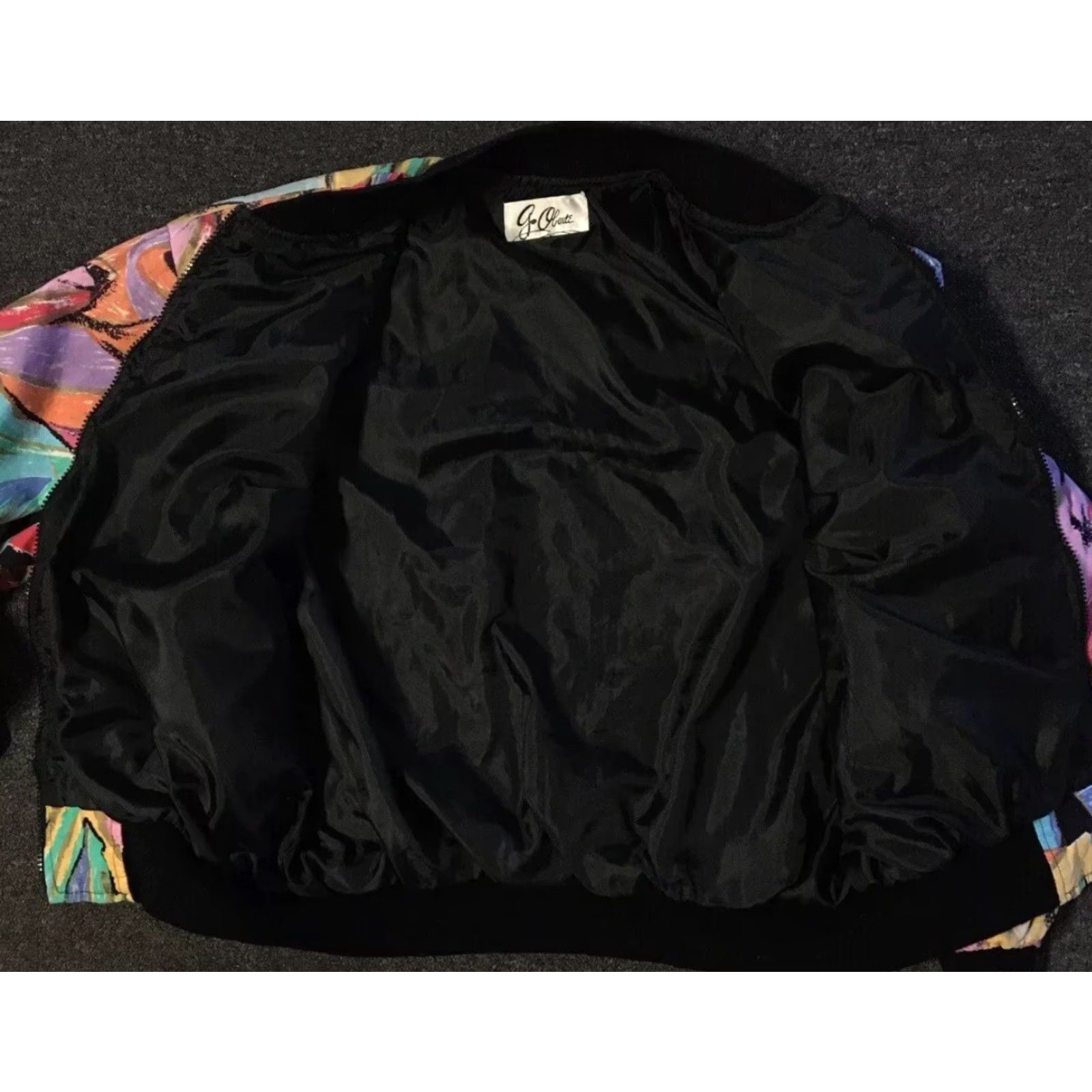 Vintage Vtg 80s Abstract Art AOP Jacket M Boxy Flower Vaporwave Surf Picasso Grunge 90s Size M / US 6-8 / IT 42-44 - 5 Thumbnail