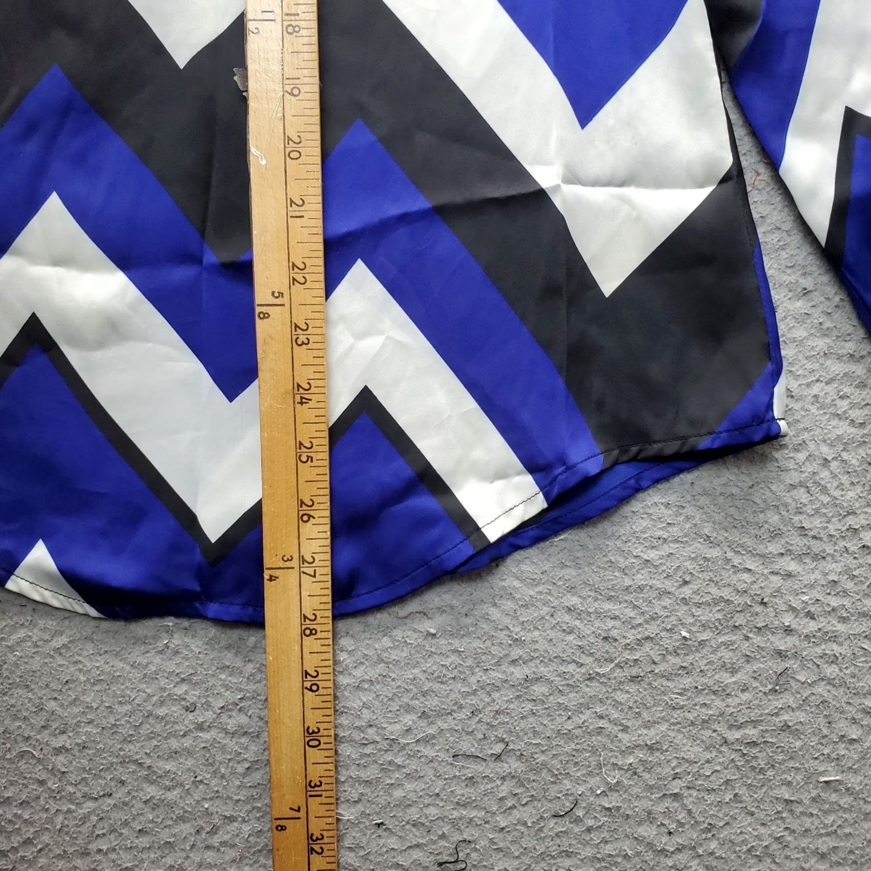 Ralph Lauren Lauren Ralph Lauren Blouse Womens Size S Chevron Print Sheer V-Neck Shawl? Size S / US 4 / IT 40 - 4 Thumbnail