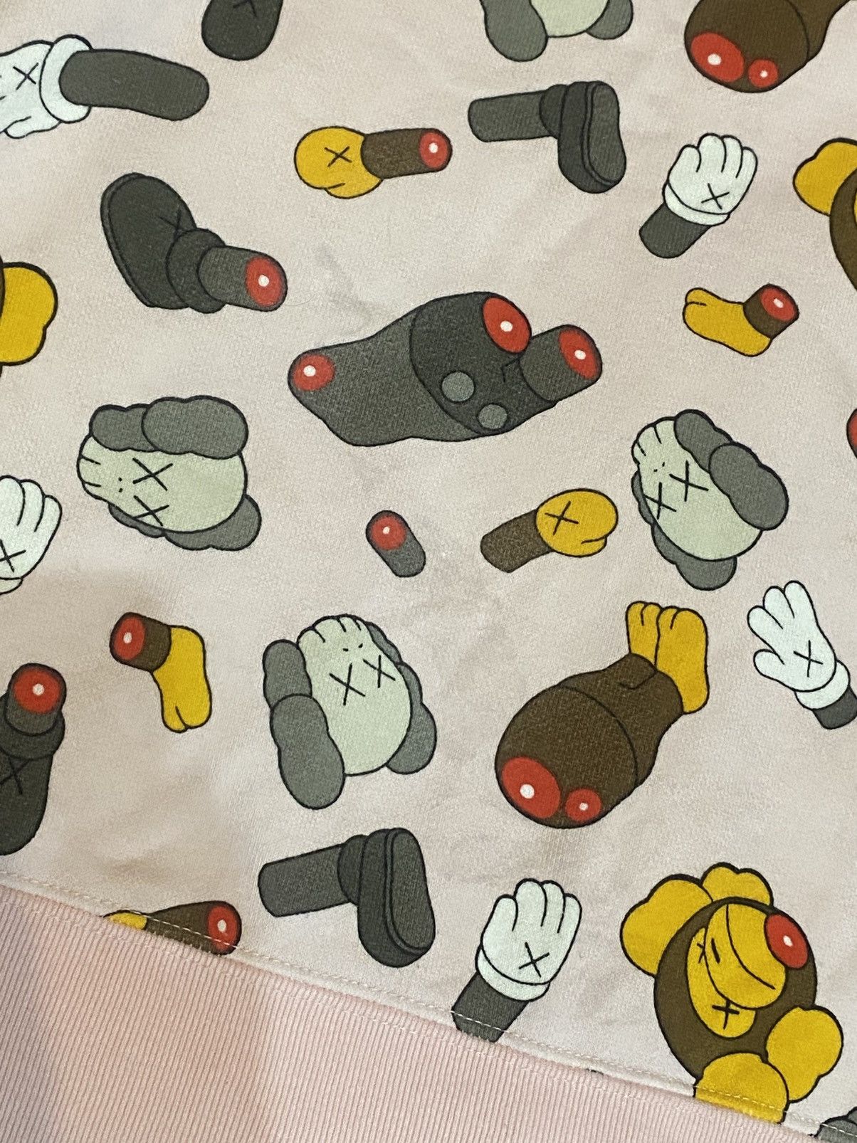 Bape Bape X Kaws Distress Baby Milo Slaughter Full Zip Hoodie Size US S / EU 44-46 / 1 - 15 Thumbnail