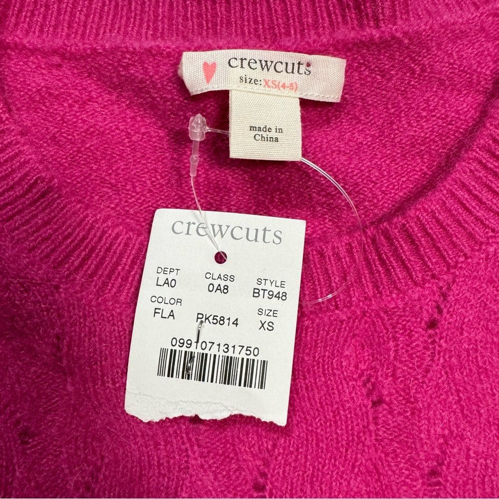 J.Crew NWT New J.Crew Supersoft Cable-Knit Wool Blend Pink Sweater Size XXS / US 00 / IT 34 - 5 Thumbnail