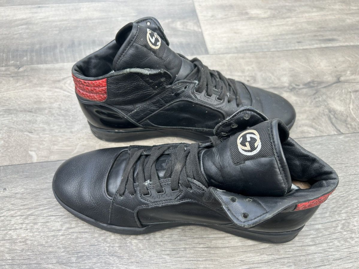 Gucci Gucci Interlocking G Logo High-Top Sneakers Size US 9 / EU 42 - 3 Thumbnail