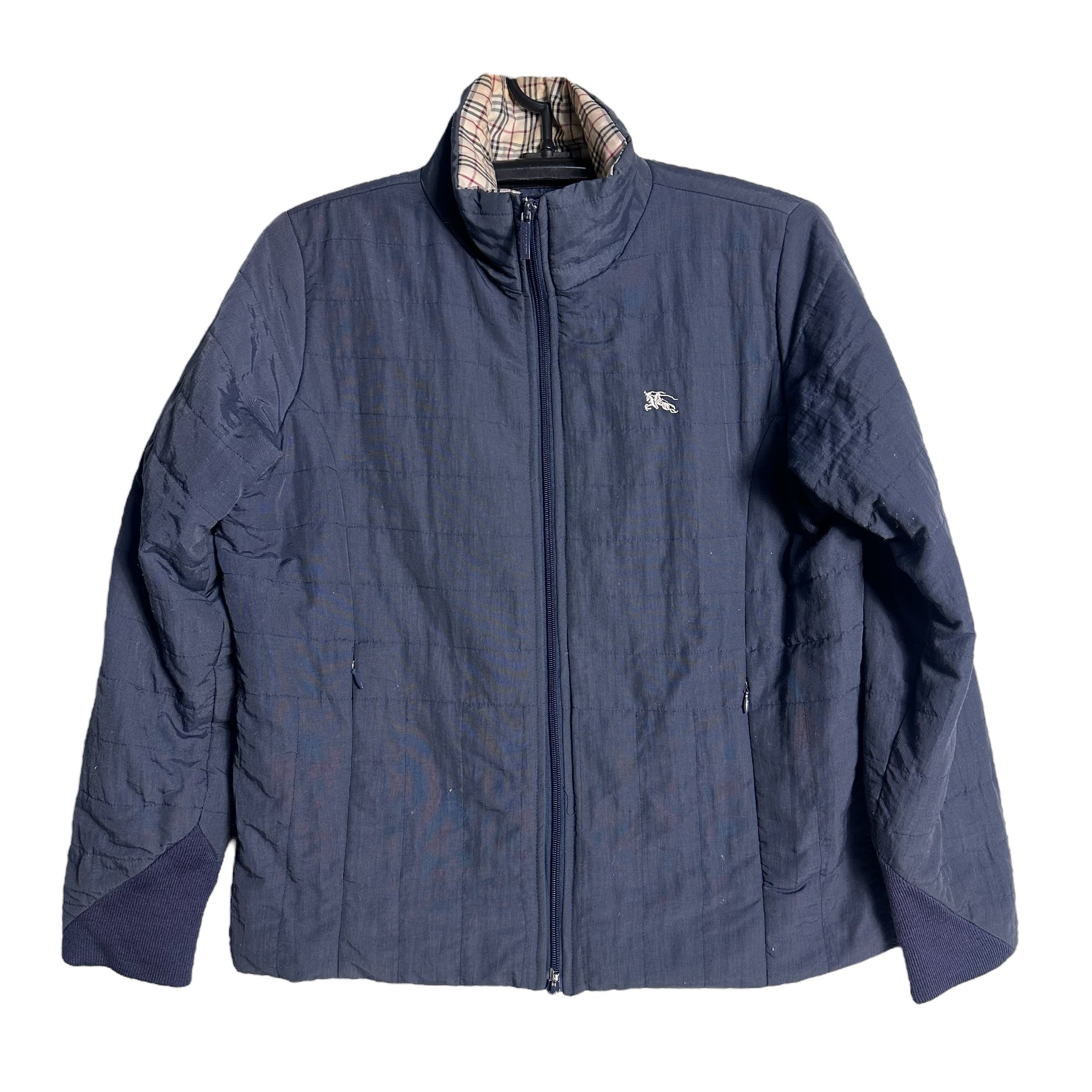 Burberry 🔥RARE🔥Vintage Burberry London Puffer Bomber Jacket Size US L / EU 52-54 / 3 - 1 Thumbnail