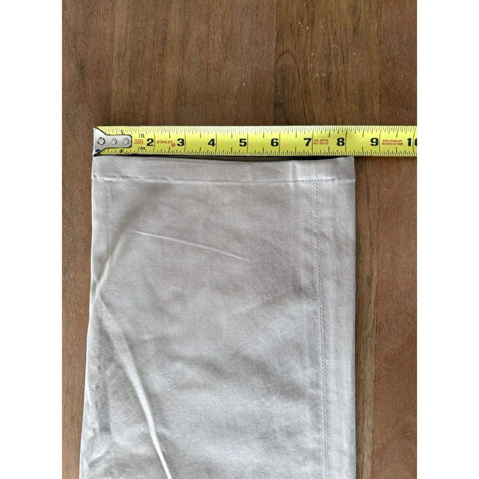 Vintage AG Adriano Goldschmied The Lux Khaki Pants Mens 38R Beige Straight 42x30.5 Twill Slit Front Pockets Size US 38 / EU 54 - 7 Thumbnail
