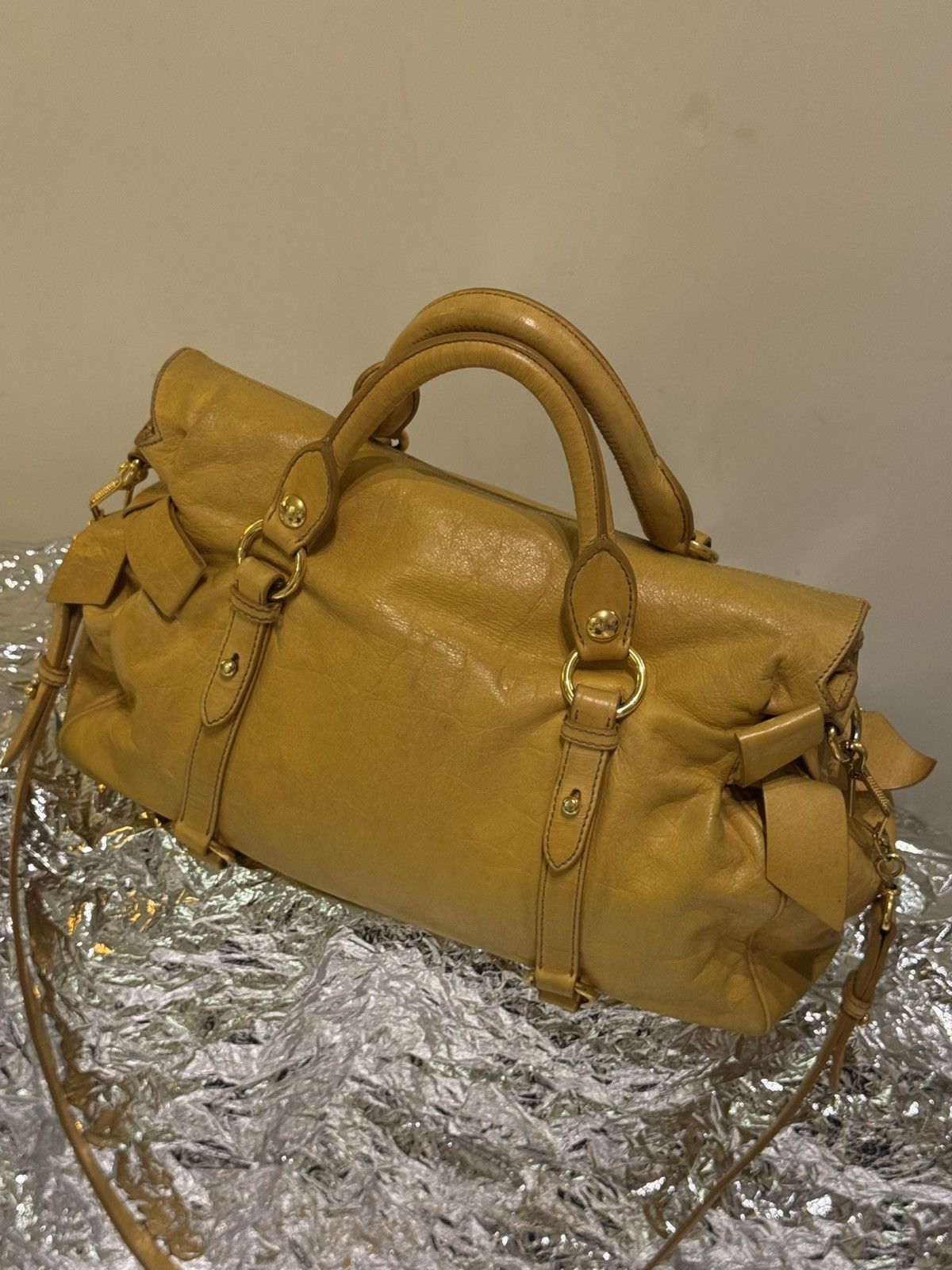 Miu Miu Miu Miu leather bow bag Size ONE SIZE - 7 Thumbnail