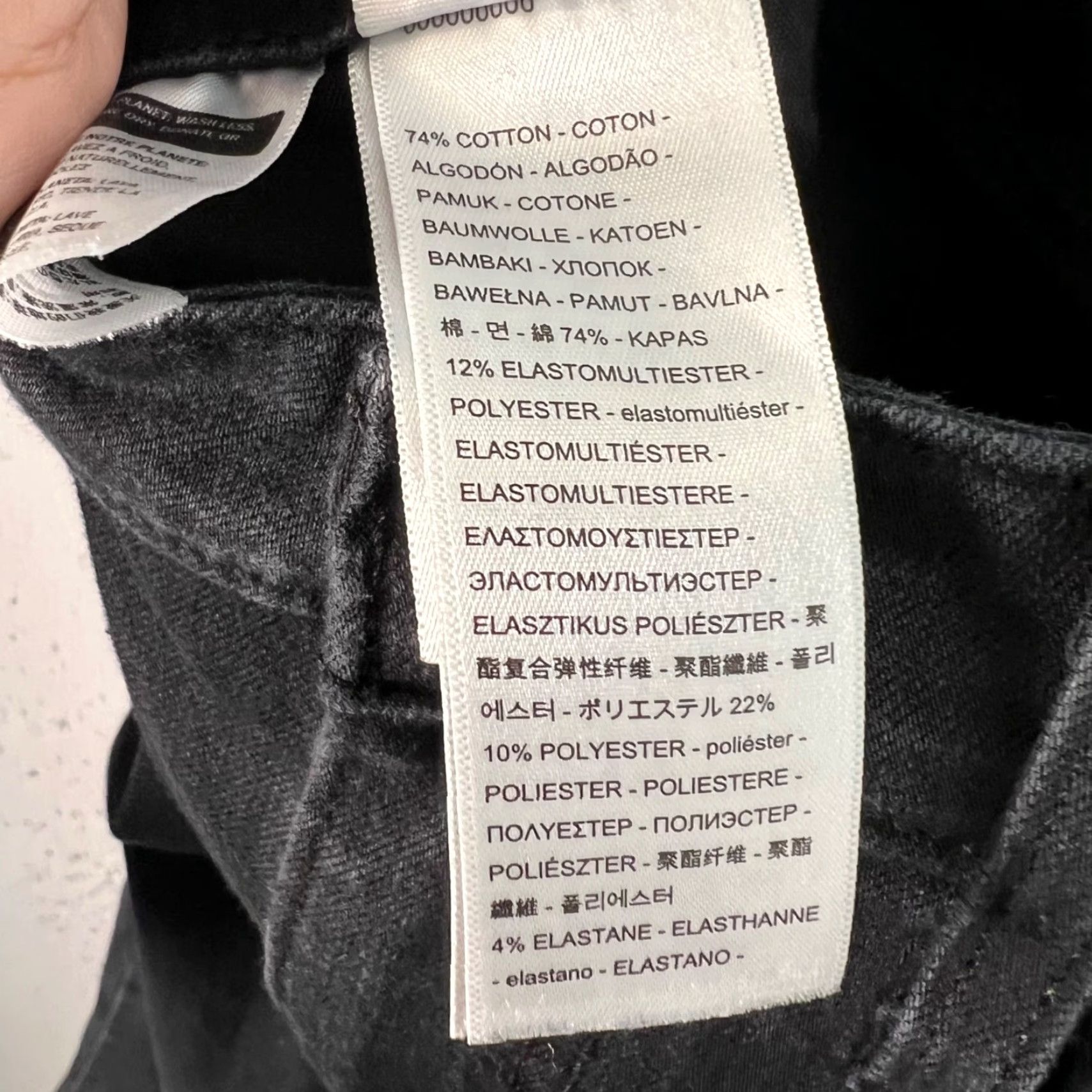 Levi's Levi's 721 High Rise Skinny Black Denim Jeans Womens Size 28 Stretchy Slim Fit Denim Jeans - Levi's 721 - Black - Size 28 - Slim Fit Womens Size 28" / US 6 / IT 42 - 4 Thumbnail