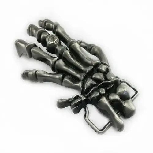 Other Skull Hands Metal belt buckle ( no belt ) Size ONE SIZE - 3 Thumbnail