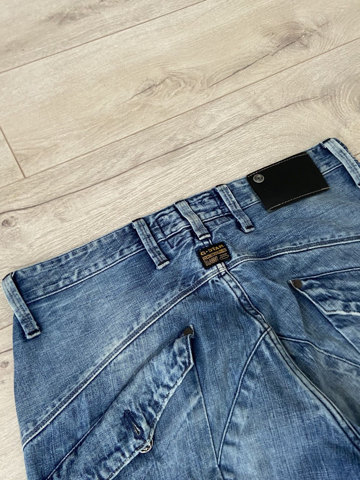 G-Star × Vintage G Star Raw Cargo Pants Denim Jeans Y2K style Size US 33 - 2 Thumbnail