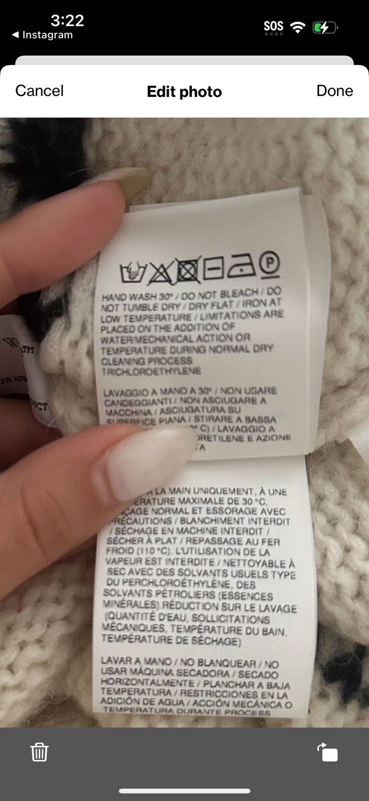 Off-White Off White Knit Sweater Size S / US 4 / IT 40 - 7 Thumbnail