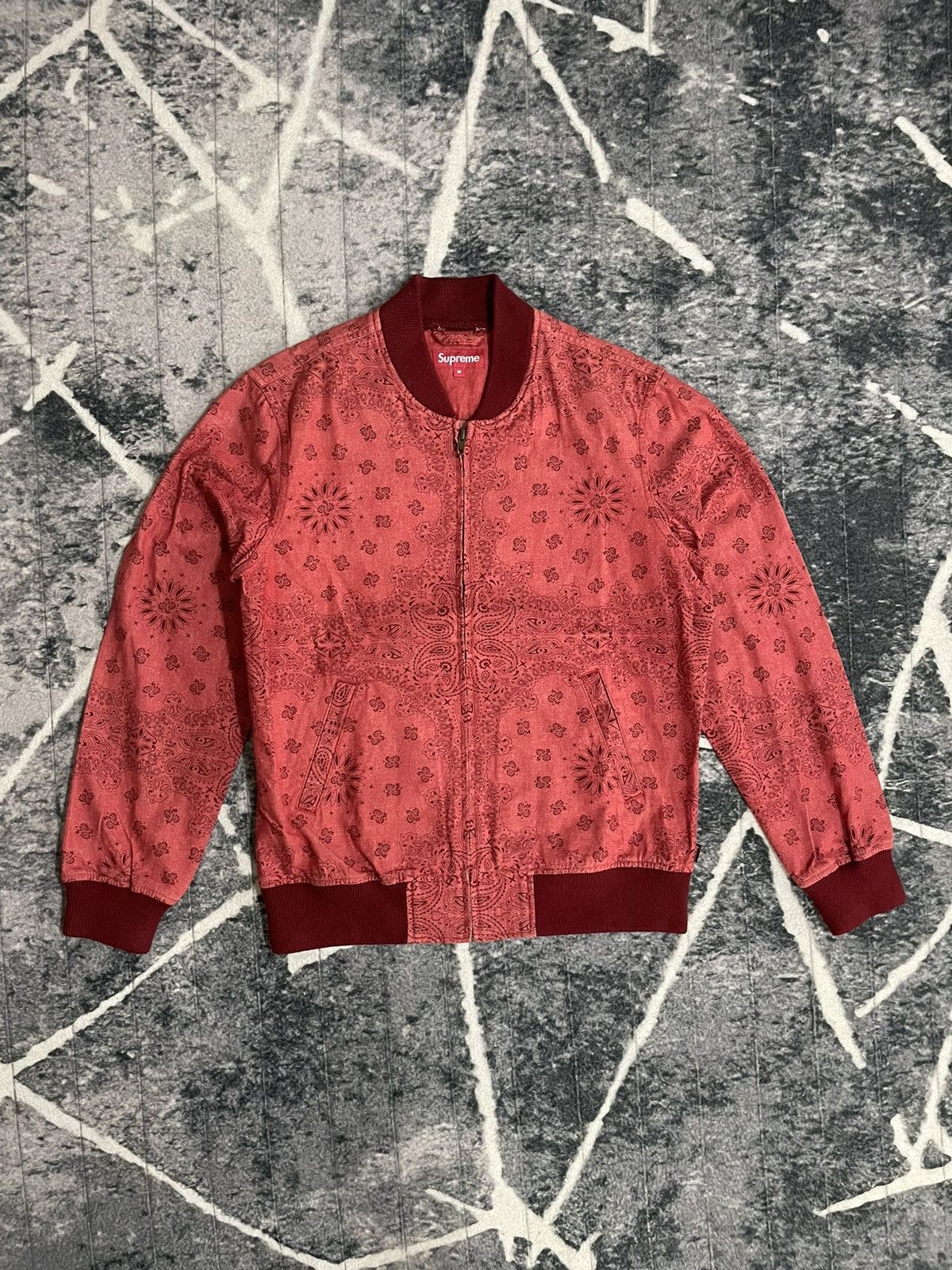 Supreme Supreme Denim Campus Jacket Red SS13 | Grailed