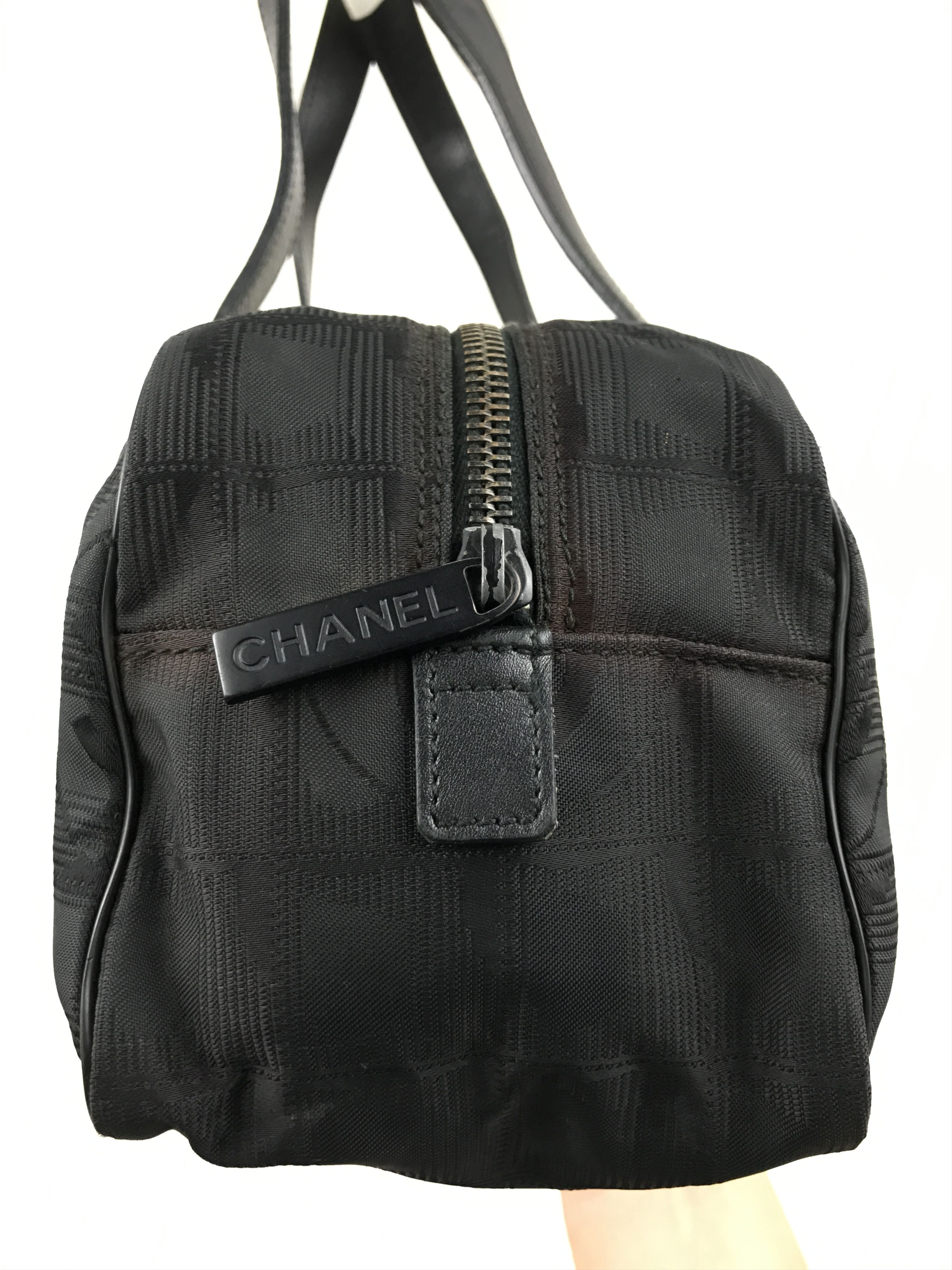 Chanel Vintage Chanel Travel Line Bowler Handbag With Cotton Bag Size ONE SIZE - 6 Thumbnail