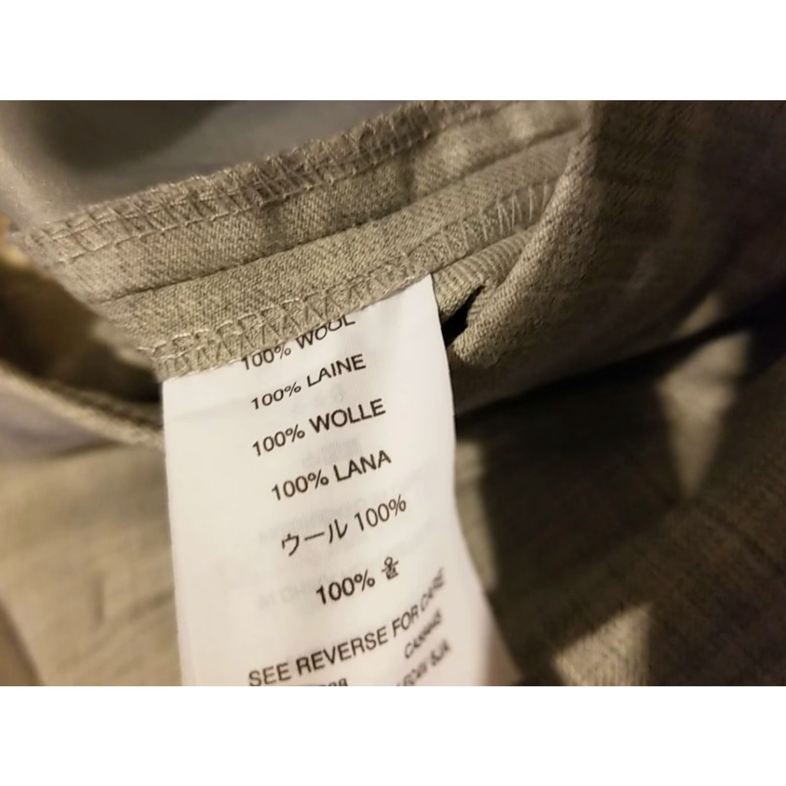 J.Crew Womens J. Crew Wool Dress Pants 0 Khaki Beige Slack Chino Trouser Dress Pants Womens J.CREW 0 Beige Wool Pants Size 25" / US 0 / IT 36 - 6 Thumbnail