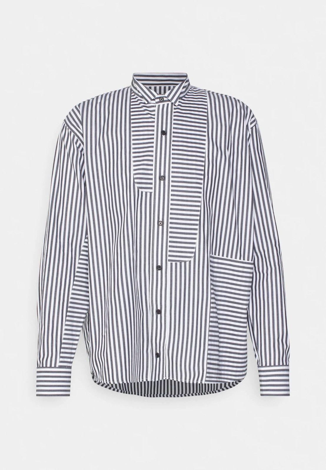Henrik Vibskov !DS! AW23 Henrik Vibskov Chow Stripped White Black Shirt Size US L / EU 52-54 / 3 - 2 Thumbnail