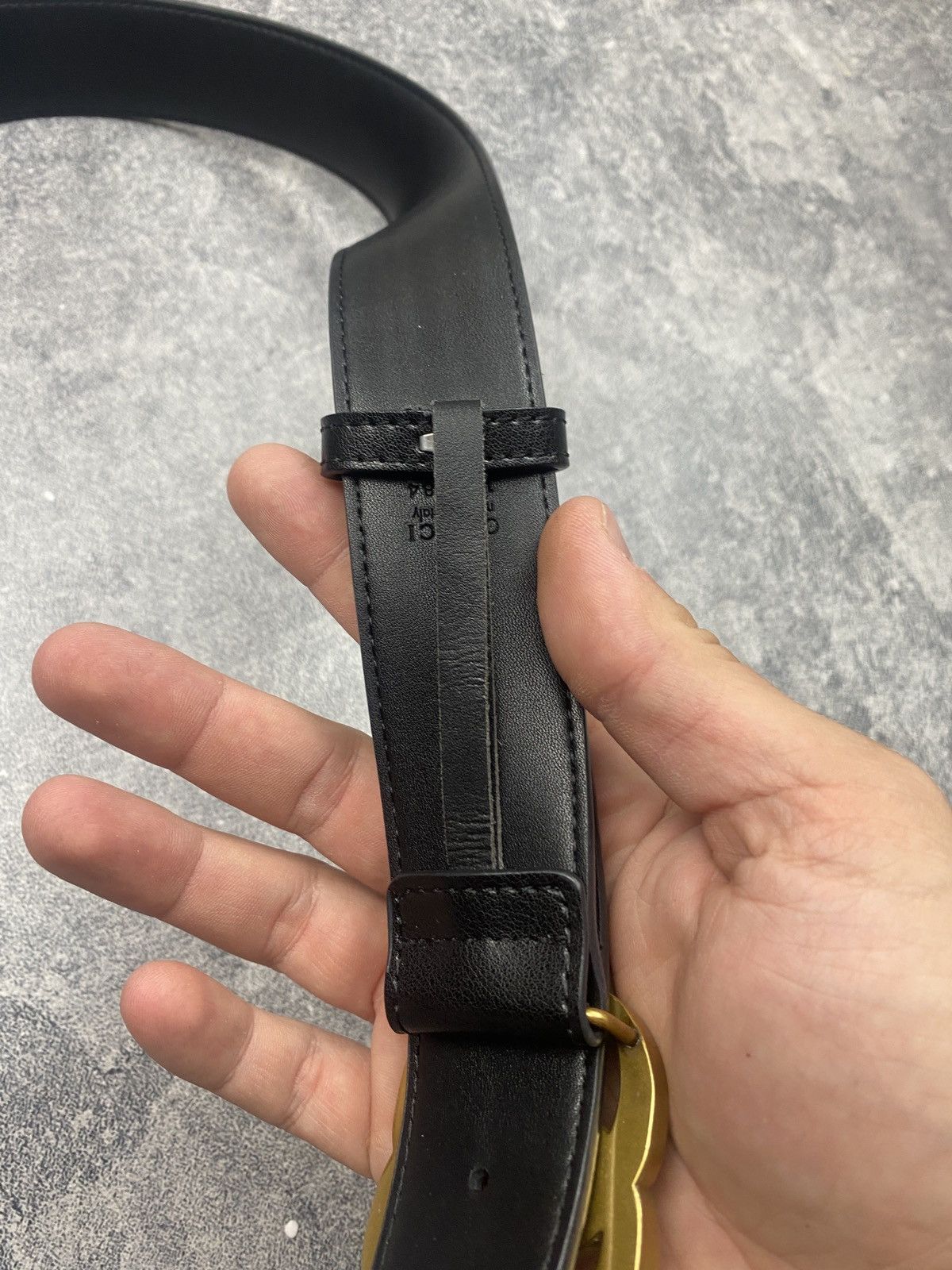 Gucci Gucci Belt 114984 Black Luxury Belt Size ONE SIZE - 7 Thumbnail