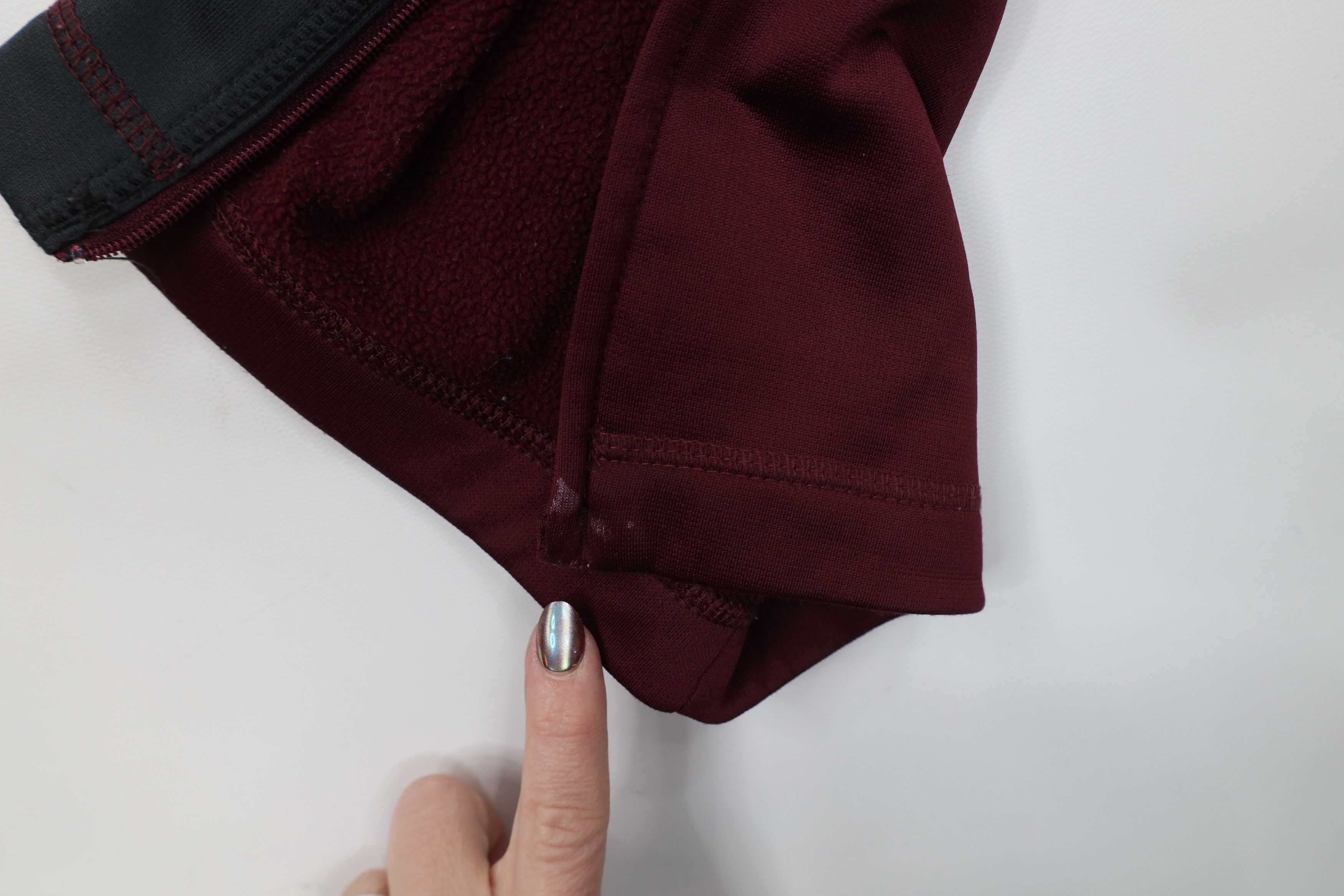 Nike Vintage Y2K Nike Therma Fit Block Wide Leg Sweatpants Maroon Size US 34 / EU 50 - 6 Thumbnail