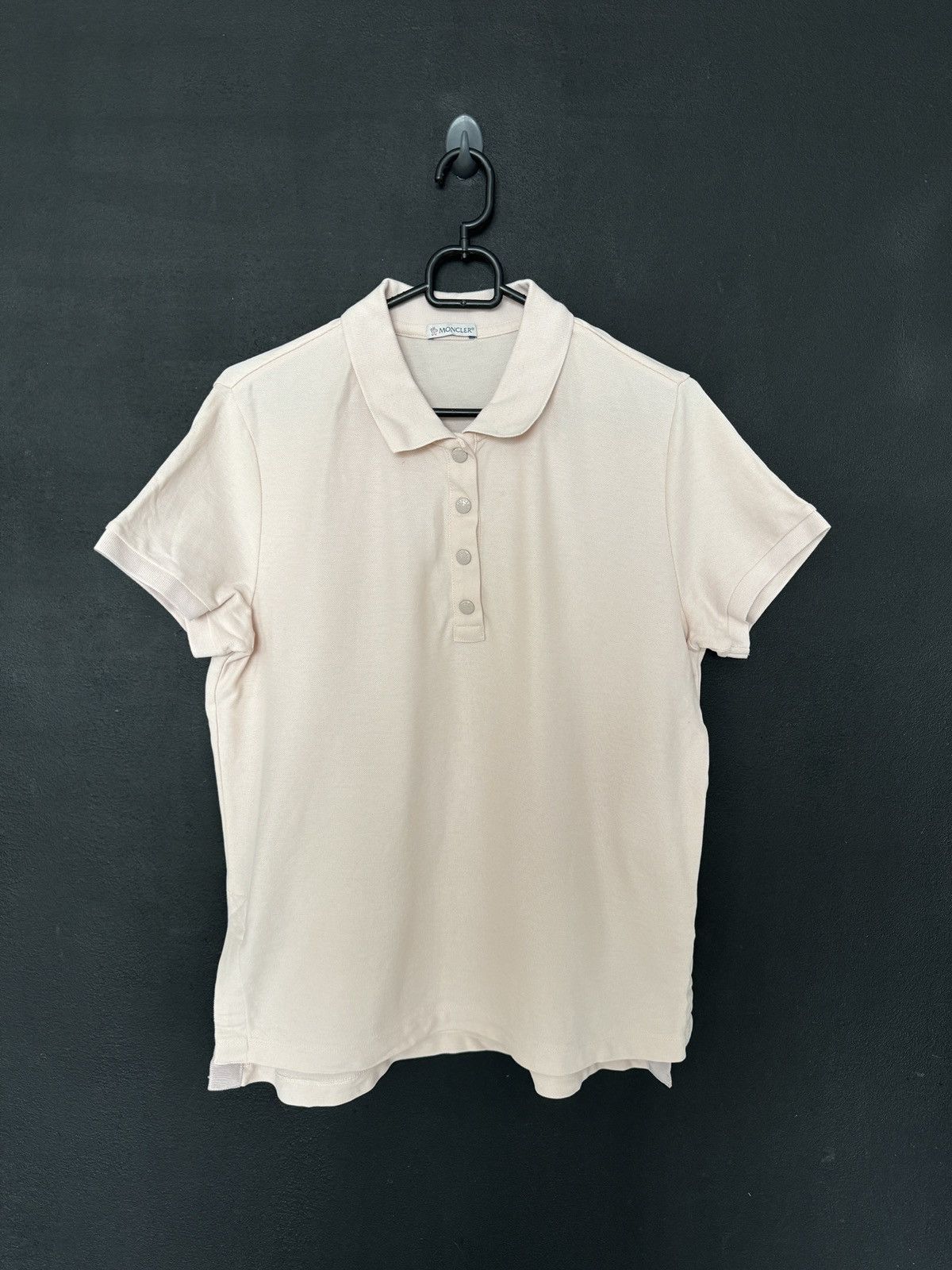 Moncler Moncler Maglia Polo Manica Corta T-Shirt Size L / US 10 / IT 46 - 1 Thumbnail