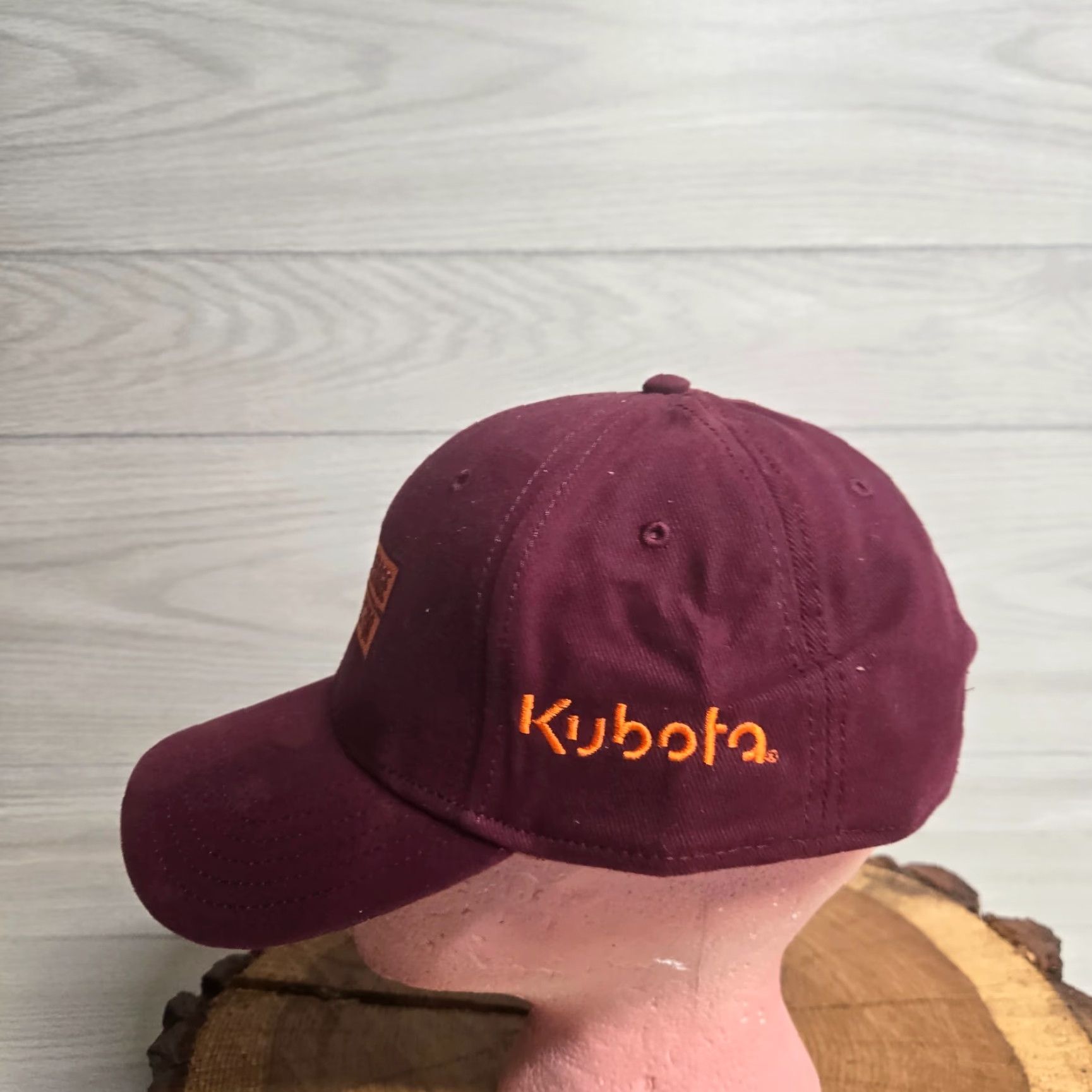 Vintage Beige Kubota Baseball Cap Hat Adjustable Adult Size Hat Size ONE SIZE - 4 Thumbnail