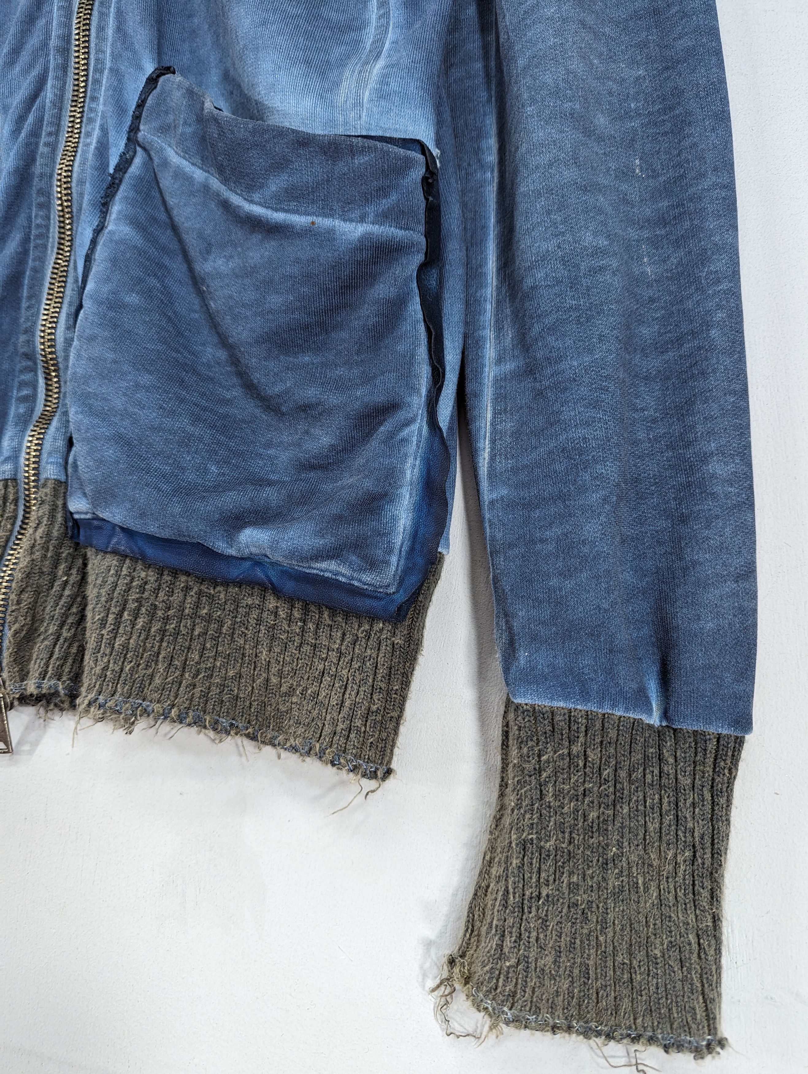 Giorgio Brato WLG By Giorgio Brato Distressed Hoodie Zipper Size US S / EU 44-46 / 1 - 4 Thumbnail