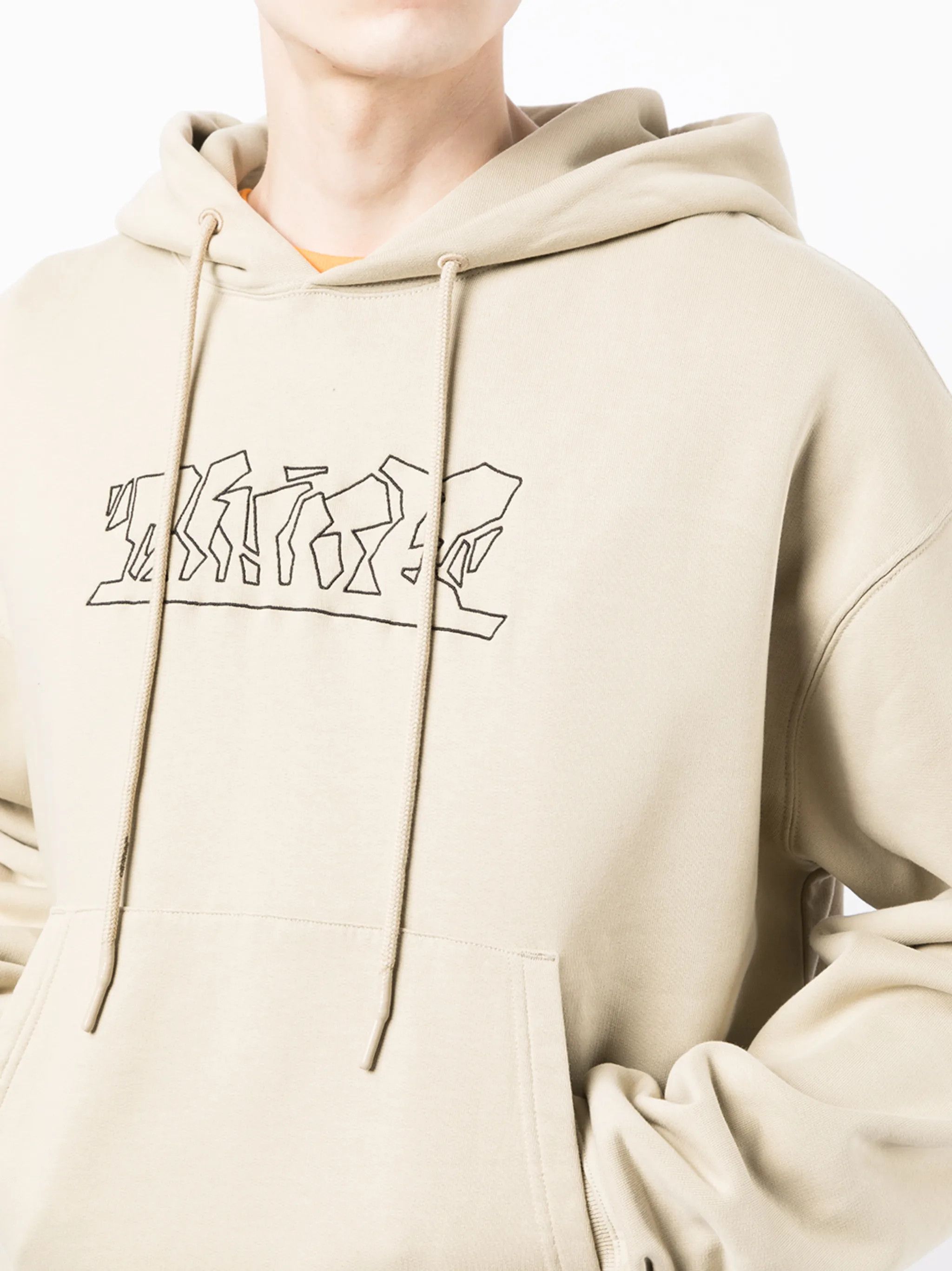 Off-White o1gr1nt0125 Figure Of Speech Over Hoodie in Beige Size US XS / EU 42 / 0 - 5 Thumbnail