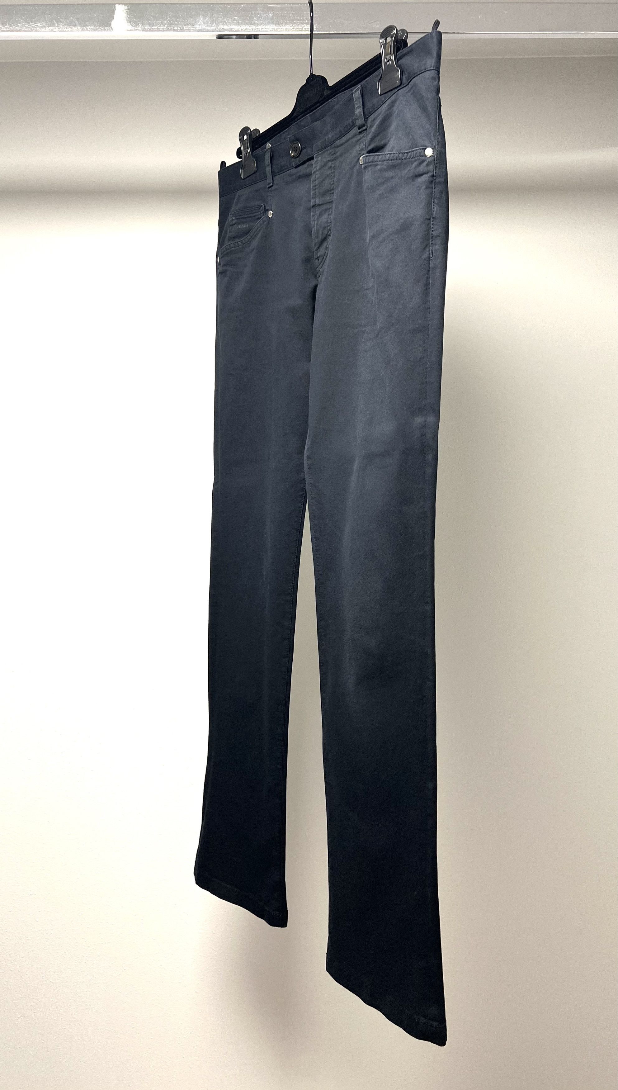 Prada PRADA LINEA ROSSA COTTON BLEND FLARE LEG CASUAL PANTS Size US 36 / EU 52 - 5 Thumbnail
