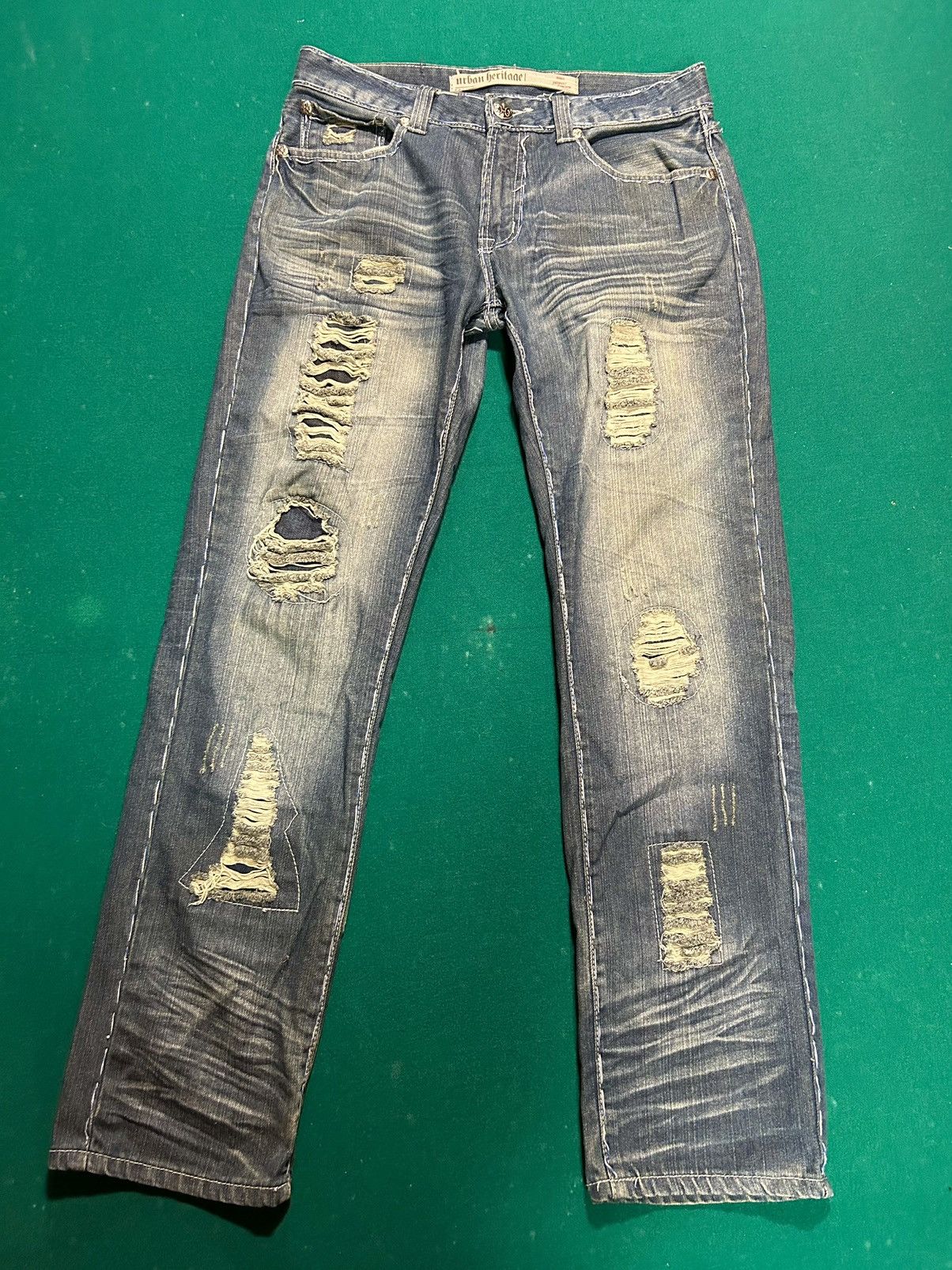 Designer × Japanese Brand × Vintage y2k urban heritage denim Size US 30 / EU 46 - 1 Thumbnail
