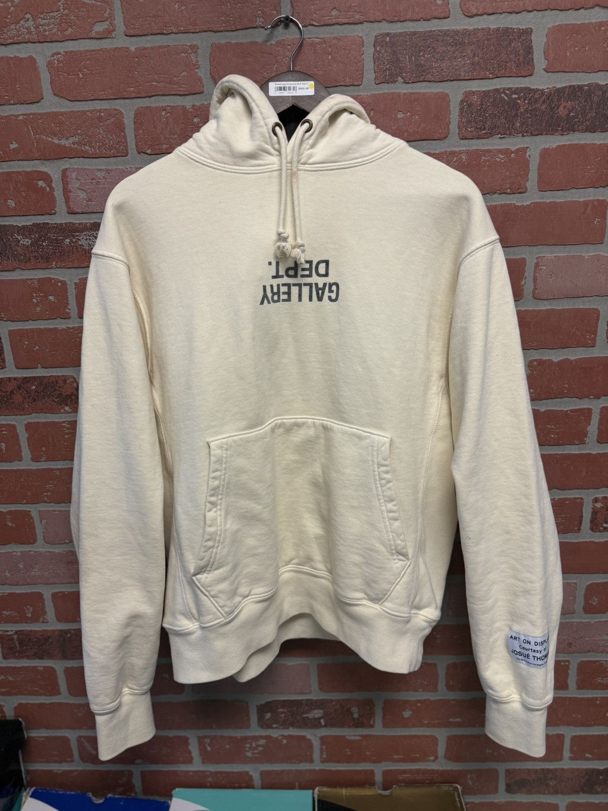 Gallery Dept. Gallery DEPT Cream Hoodie Size Small Few Marks Size US S / EU 44-46 / 1 - 3 Thumbnail