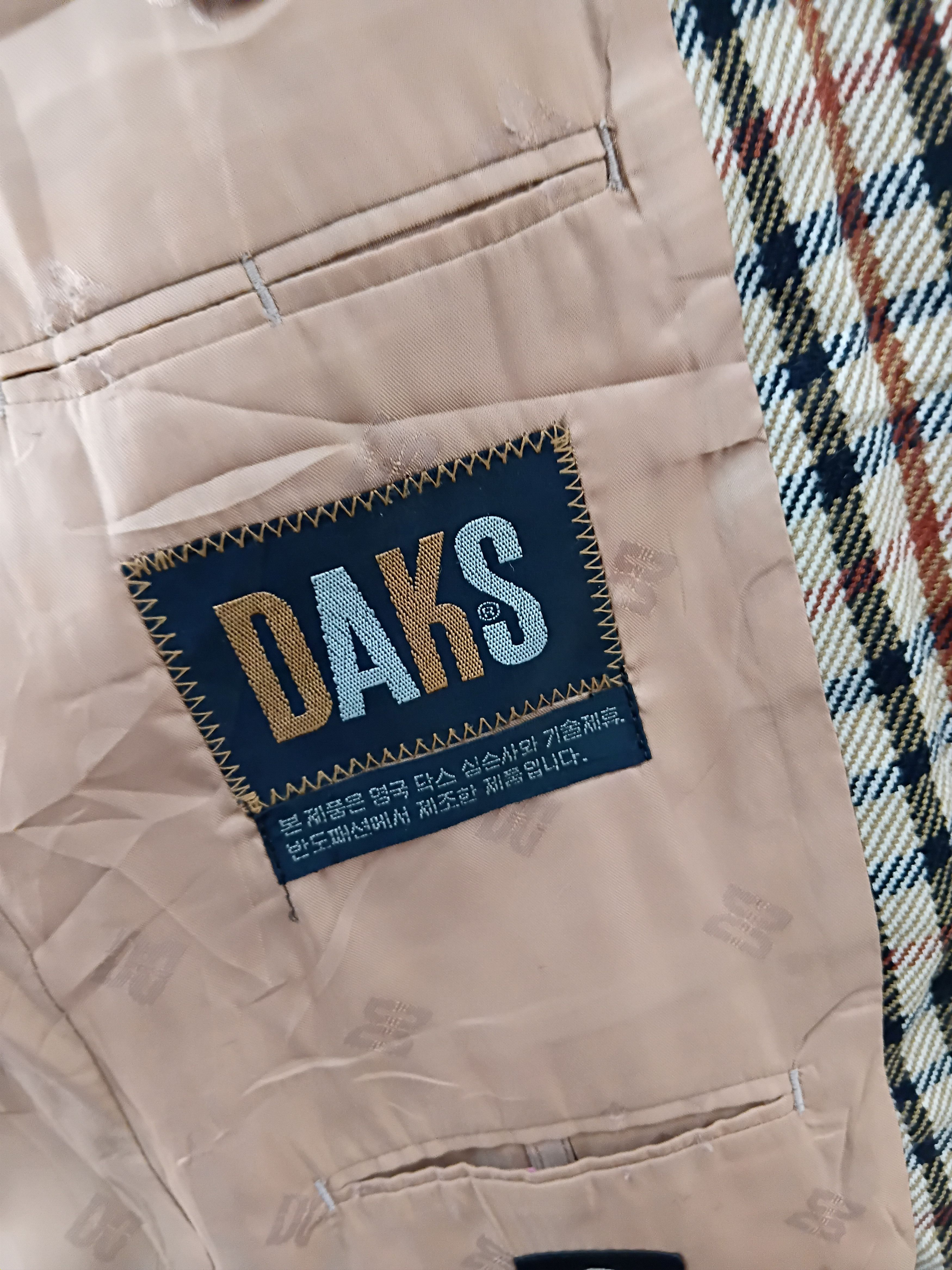 DAKS Vintage DAKS London Blazer Coat Wool Jacket Size US M / EU 48-50 / 2 - 6 Thumbnail