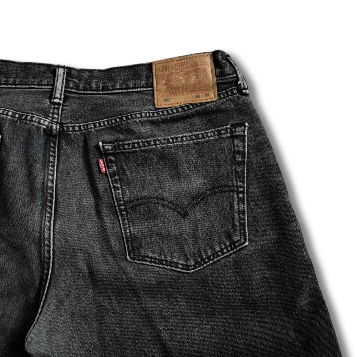 Levi's Levis 541 Mens 36X34 Black Denim Jean Pants Athletic Cut Size US 36 / EU 52 - 8 Thumbnail