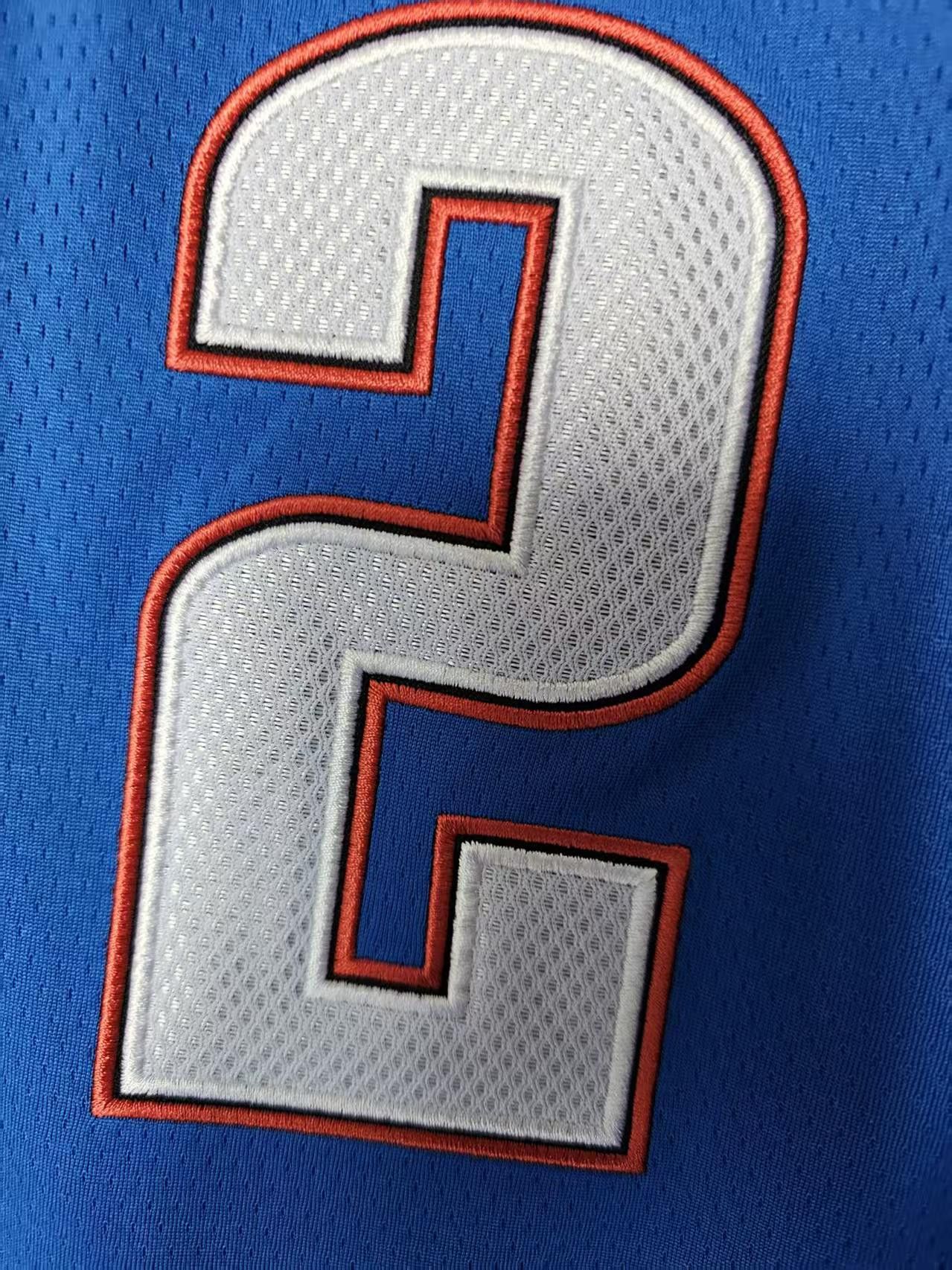 NBA Thunder 2 Shai Gilgeous-Alexander Jersey Double Stitched Size US M / EU 48-50 / 2 - 6 Thumbnail