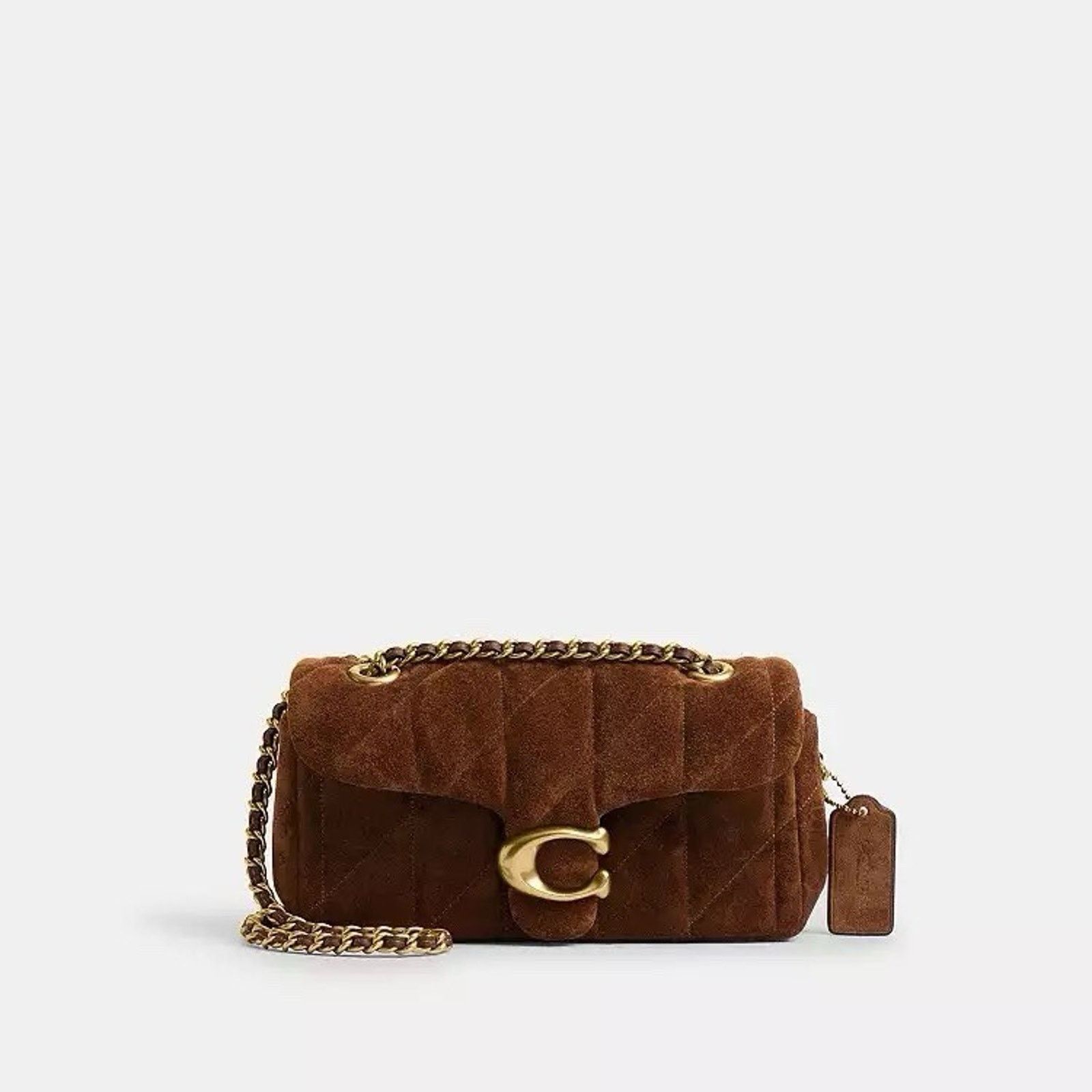 Coach NWT Coach Tabby Shoulder Bag 20 Quilting Suede CCK48 BROWN Size ONE SIZE - 7 Thumbnail