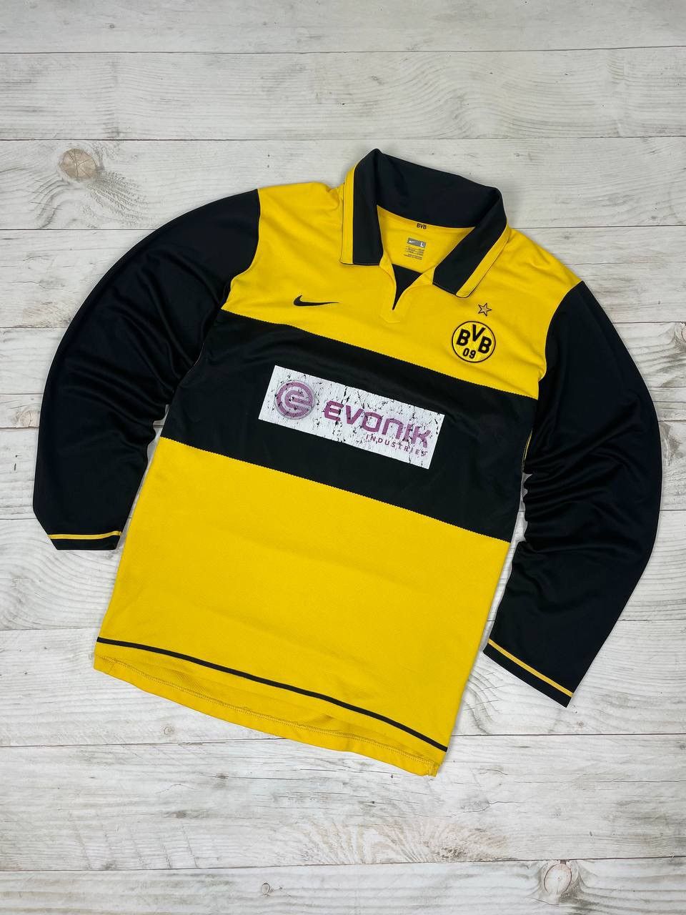 Nike Nike BORUSSIA DORTMUND 2007 2008 Home Player Issue Jersey Size US L / EU 52-54 / 3 - 1 Thumbnail
