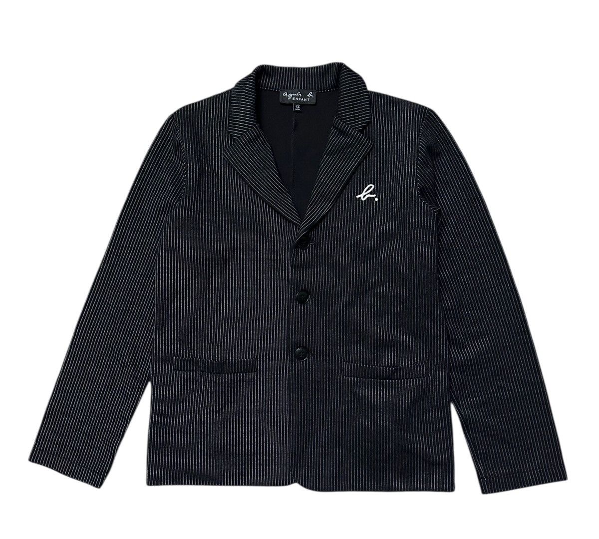 agnes b. agnès b. ENFANT black pinstripe blazer Size XS / US 0-2 / IT 36-38 - 1 Thumbnail