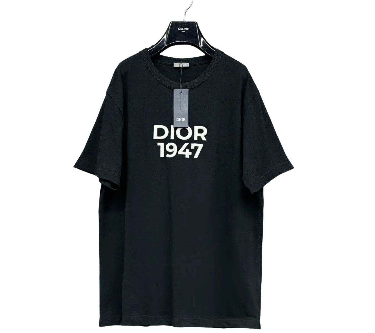 Dior Dior 1947 Embroidered Logo T-Shirt Size L Size US L / EU 52-54 / 3 - 1 Thumbnail