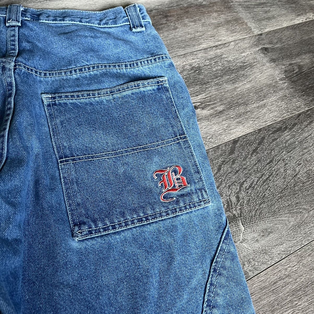 Vintage Vintage 90s Boss Baggy Skater Multi Pocket Denim Jeans 31x32 Size US 31 - 6 Thumbnail