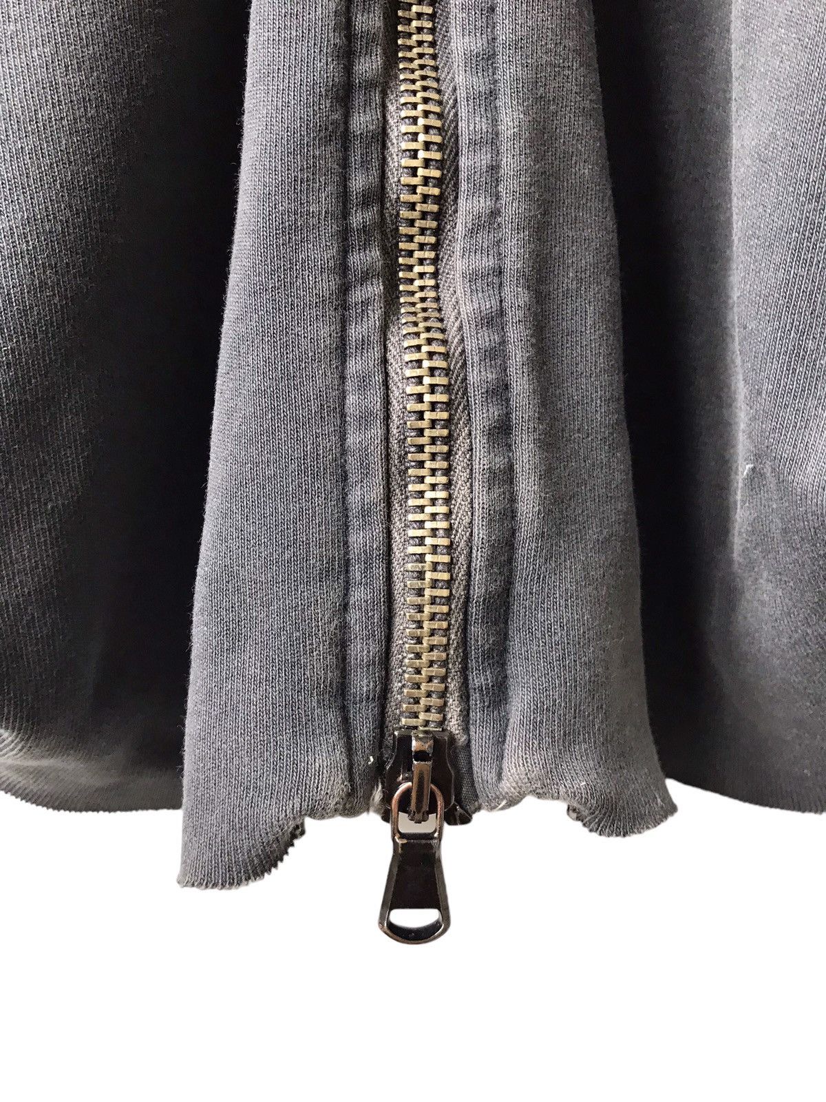 Ilaria Nistri ILARIA NISTRI Gray Fade Full Zipped Long Sweatshirt Hoodies Size S / US 4 / IT 40 - 9 Thumbnail