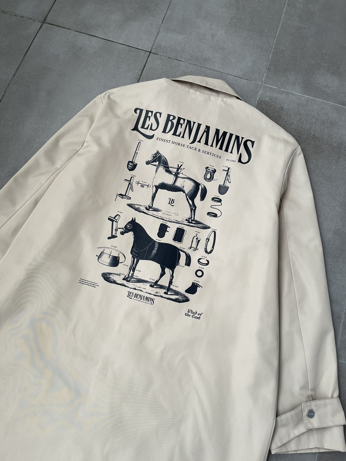 Les Benjamins !DS! SS23 Les Benjamins Horse Logo Beige Coat Size US M / EU 48-50 / 2 - 19 Thumbnail