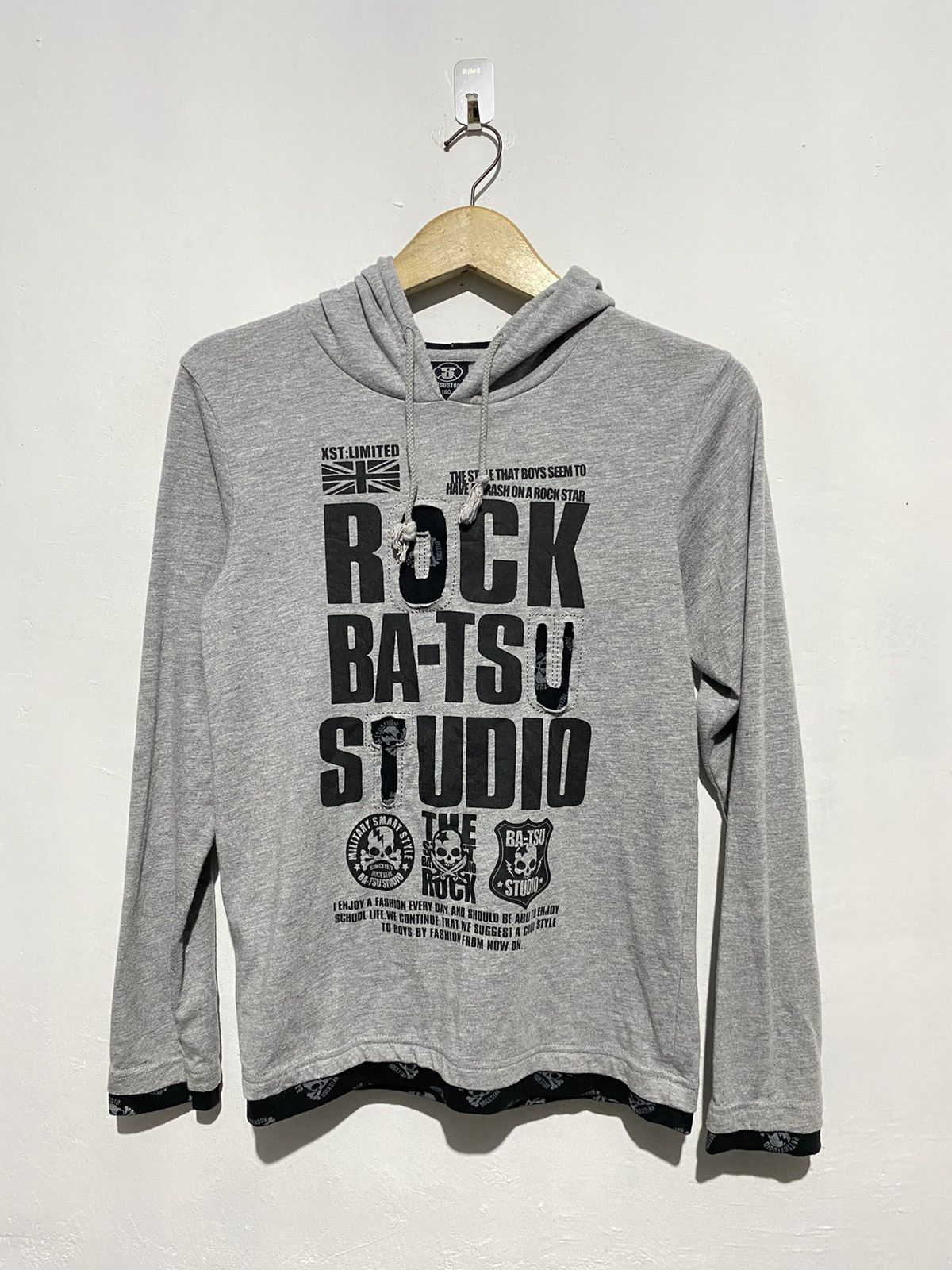 If Six Was Nine × Japanese Brand × Le Grande Bleu (L.G.B.) 2000s ba-tsu studio double layers skull punk hoodie Size US M / EU 48-50 / 2 - 1 Thumbnail