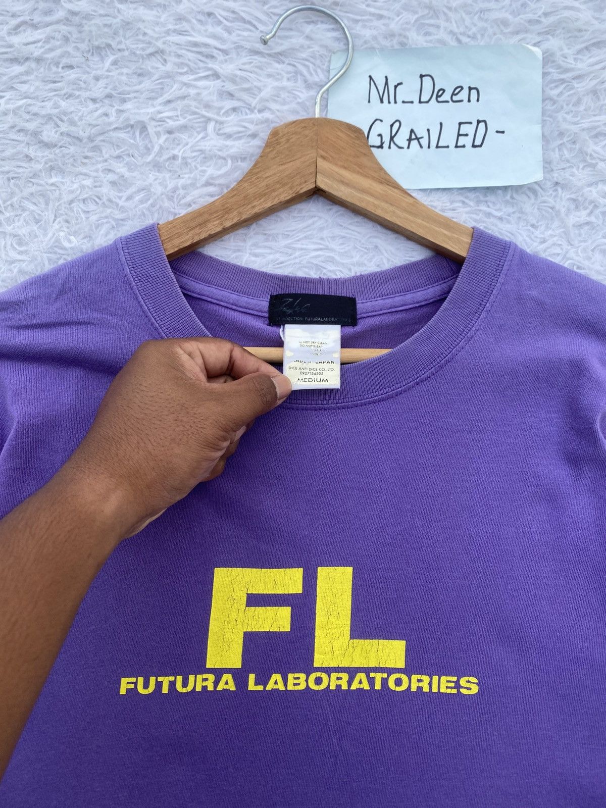 Futura Rare Vintage Futura Laboratories FL Purple Tshirt Size US M / EU 48-50 / 2 - 10 Thumbnail