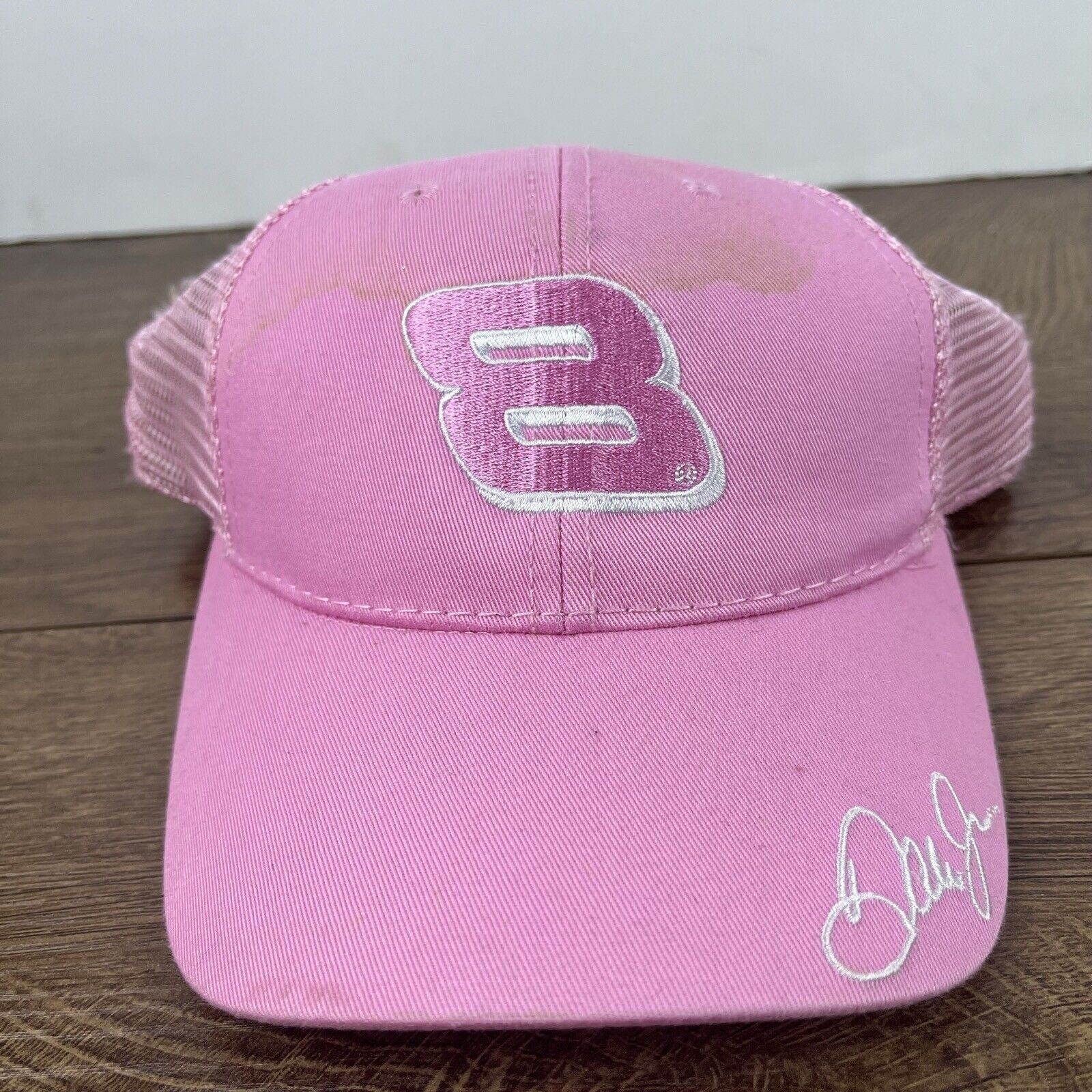 Other Dale Earnhardt Jr 8 Hat Snapback Hat Pink Hat Adjustable Pin Size ONE SIZE - 5 Thumbnail