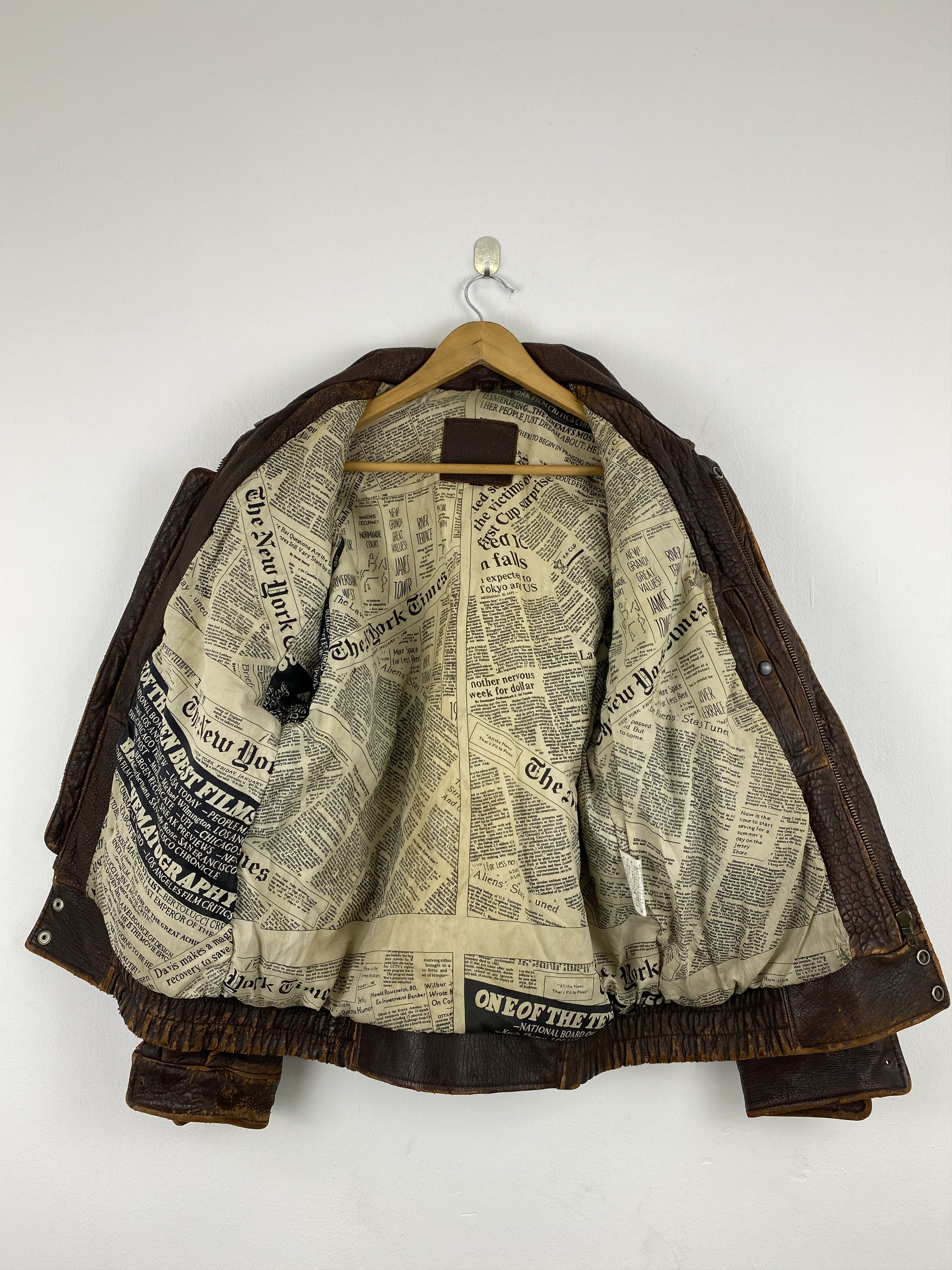 Japanese Brand Sub Urban Tokyo Leather Jacket Military Design JZ0002 Size US L / EU 52-54 / 3 - 2 Thumbnail
