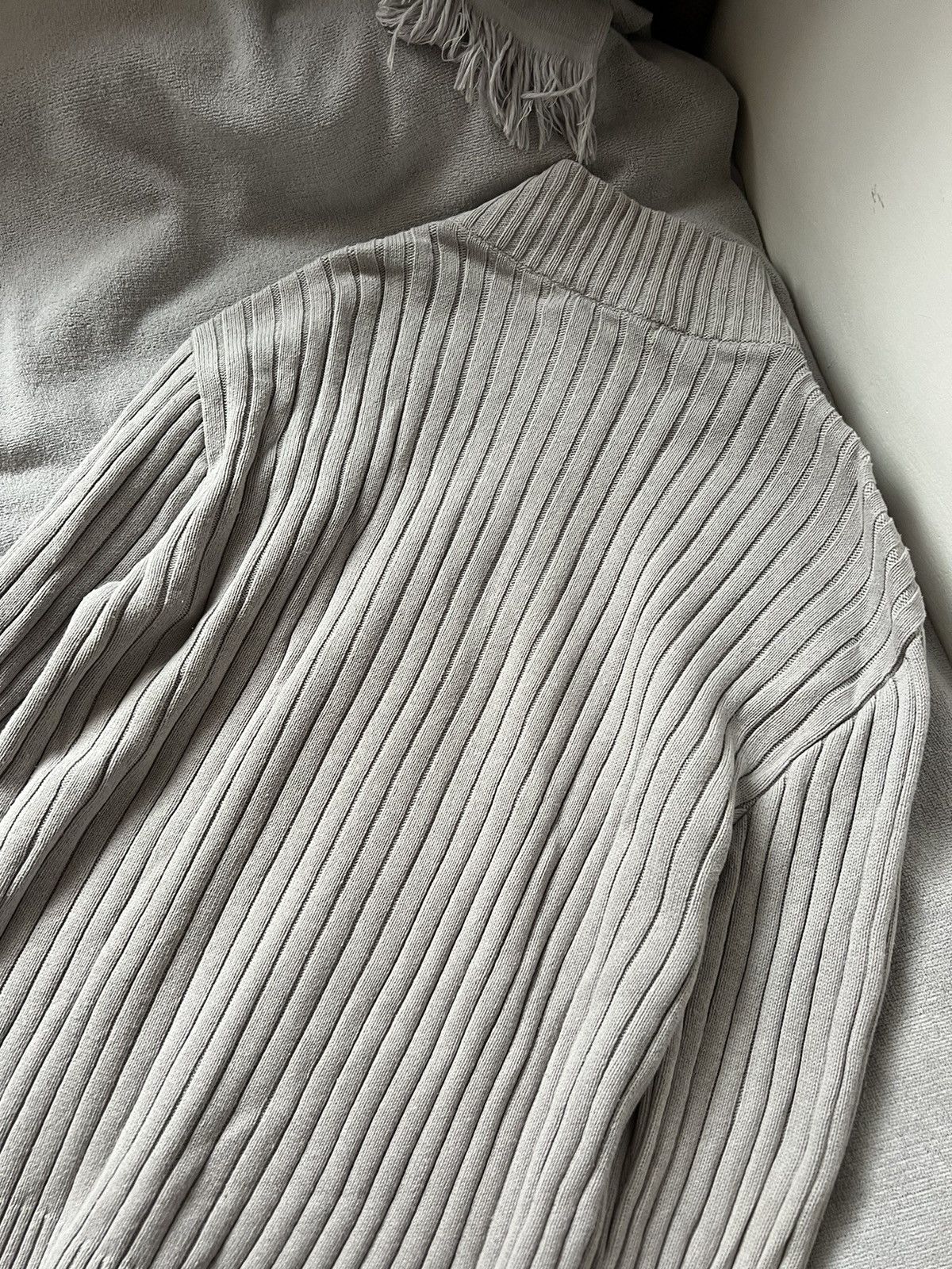 Diesel Diesel zip striped archive punk sweater avant garde y2k 90s Size US L / EU 52-54 / 3 - 5 Thumbnail