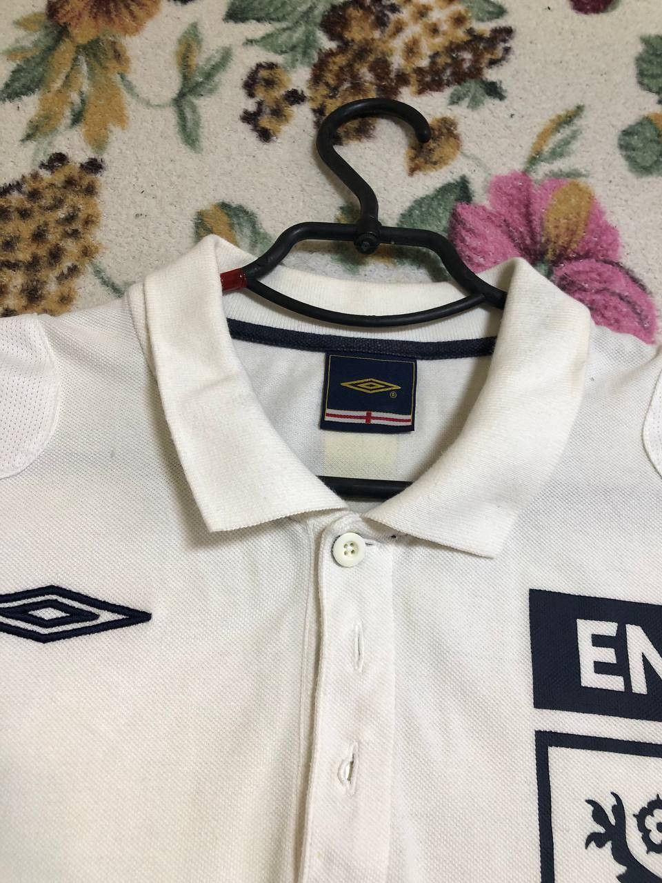 Umbro ENGLAND TEAM FOOTBALL POLO SHIRT TRAINING UMBRO Size US L / EU 52-54 / 3 - 17 Thumbnail