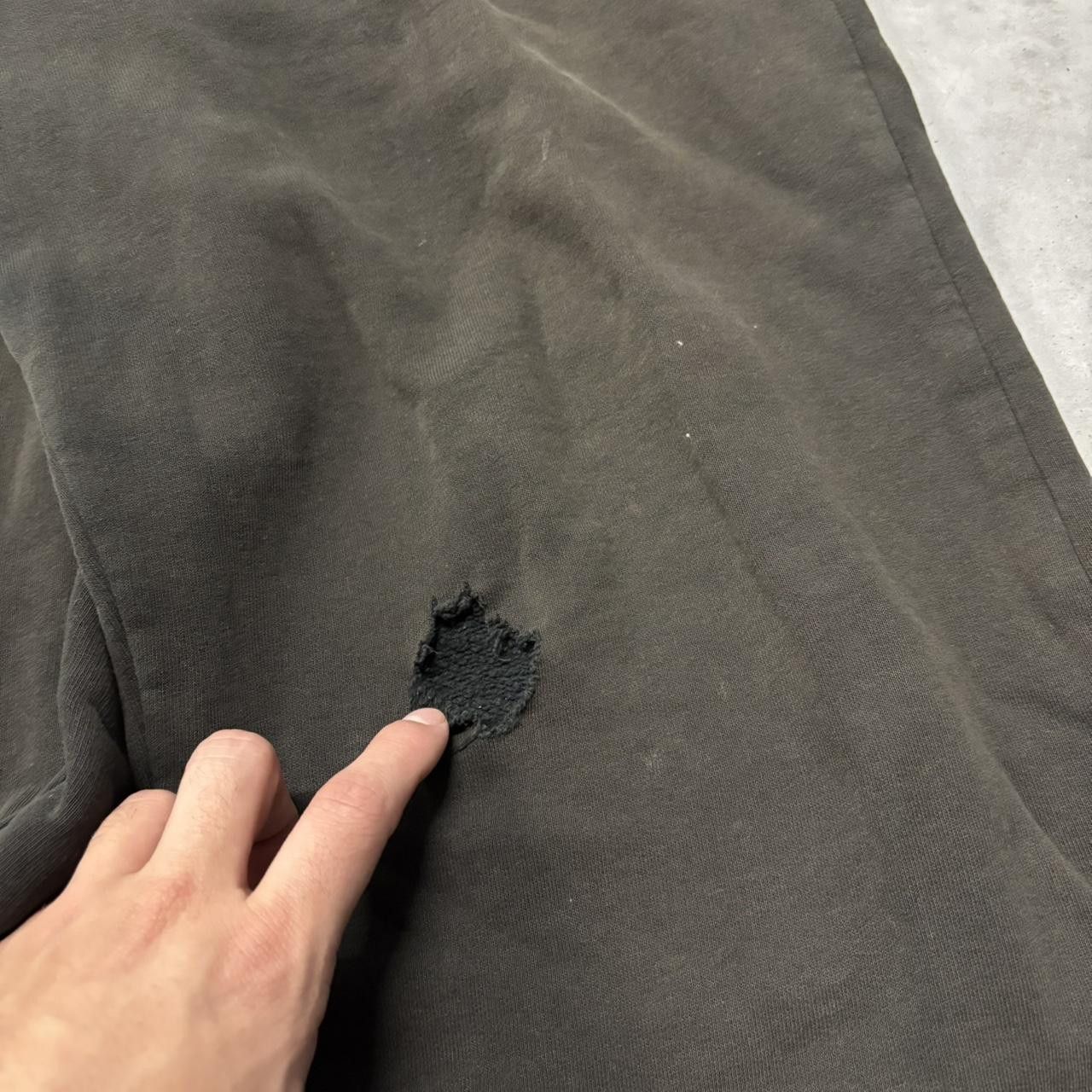 Japanese Brand × Vintage Crazy Vintage Y2K/2000s Baggy Faded Black Skater Sweatpants! Size US 34 / EU 50 - 6 Thumbnail