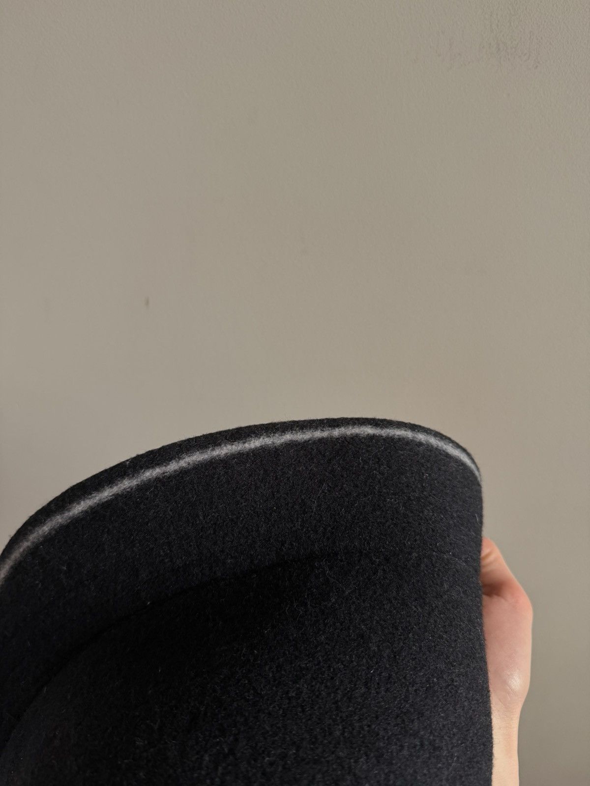 Kangol Vintage Kangol Stripe Casual Wool Bucket Hat Black M Size ONE SIZE - 3 Thumbnail