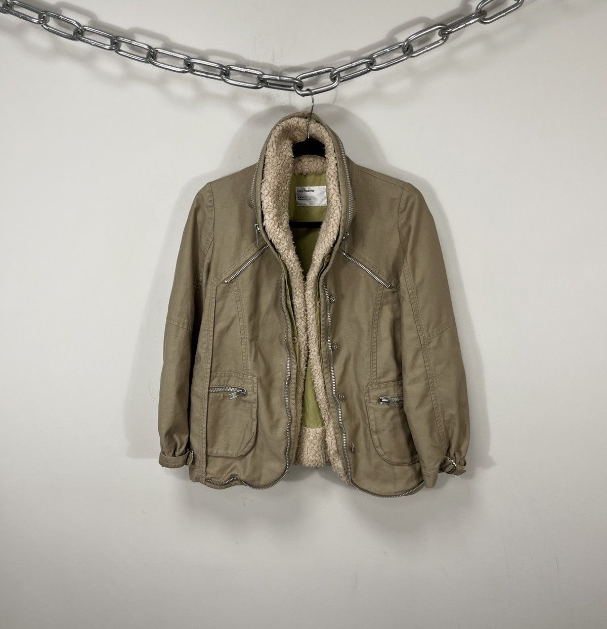 Beams Plus Ray Beams Vintage 2 in 1 Very Rare Zip Avant Garde Jacket Size M / US 6-8 / IT 42-44 - 1 Thumbnail