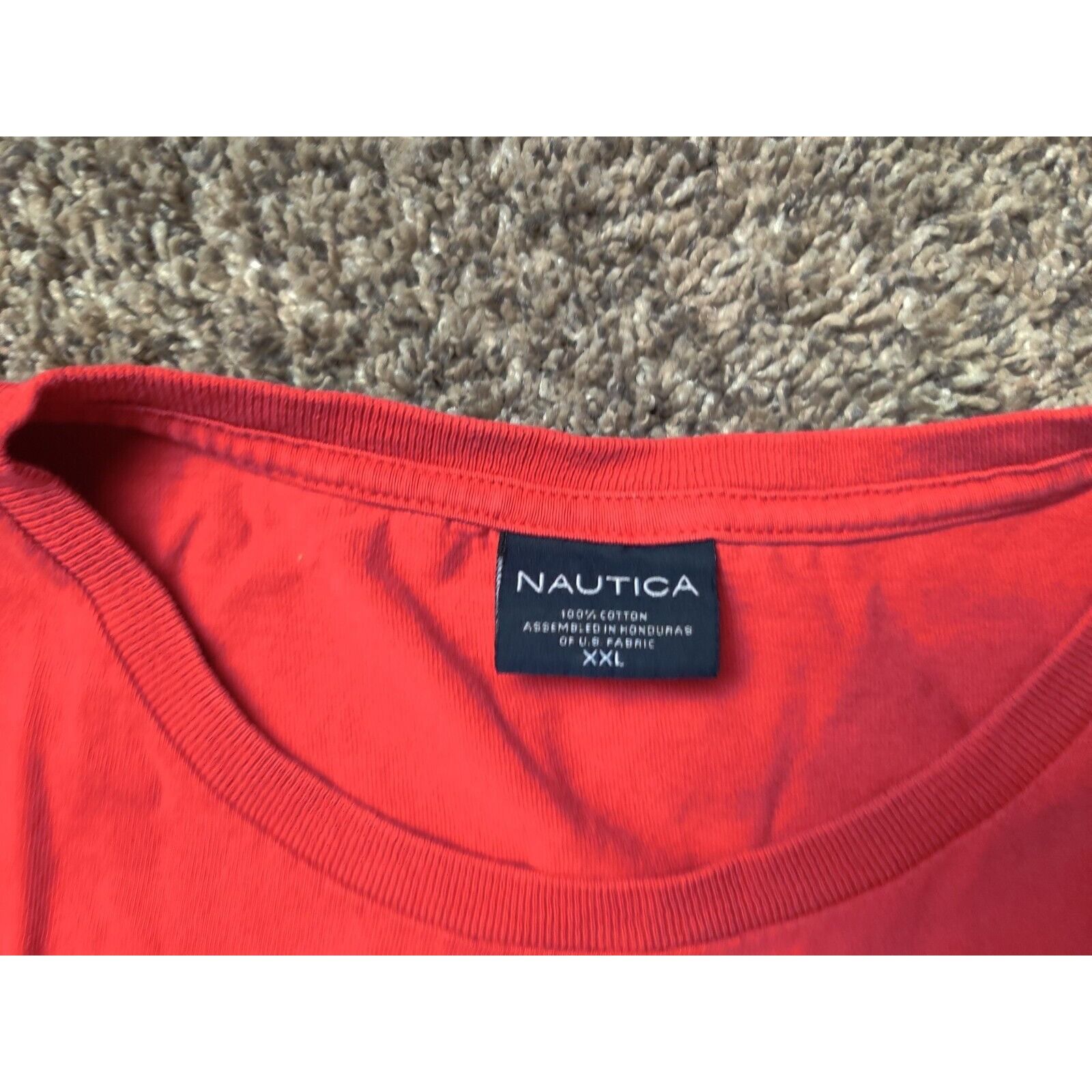 Nautica Nautica Shirt Adult Mens 2XL XXL Red Black Embroidered Size US XXL / EU 58 / 5 - 4 Thumbnail